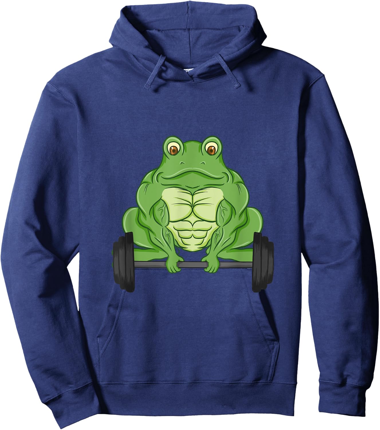 Frog Fitness Muscles Workout Weight for Gym Lovers Hoodie - Hoodie | Navy