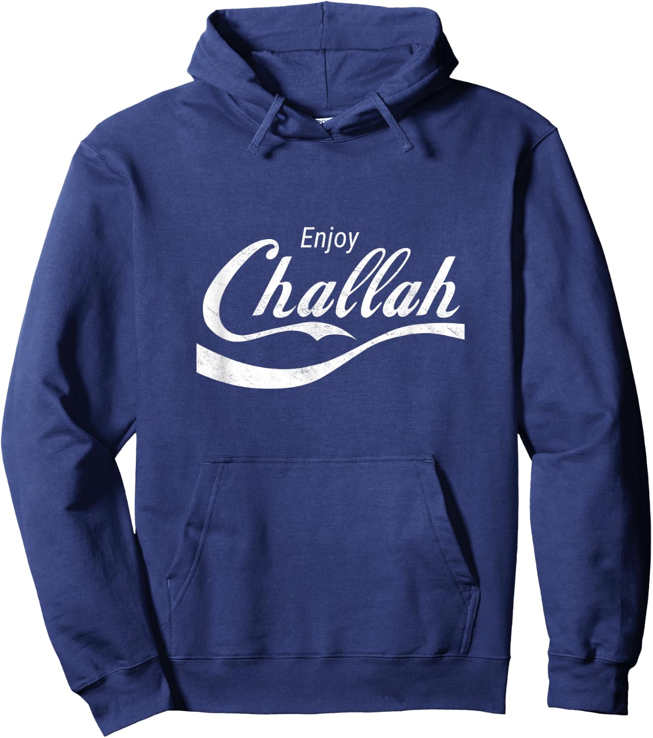 Enjoy Challah Bread Jewish Food Challah Baker Shabbat Shalom Hoodie - Hoodie | Navy