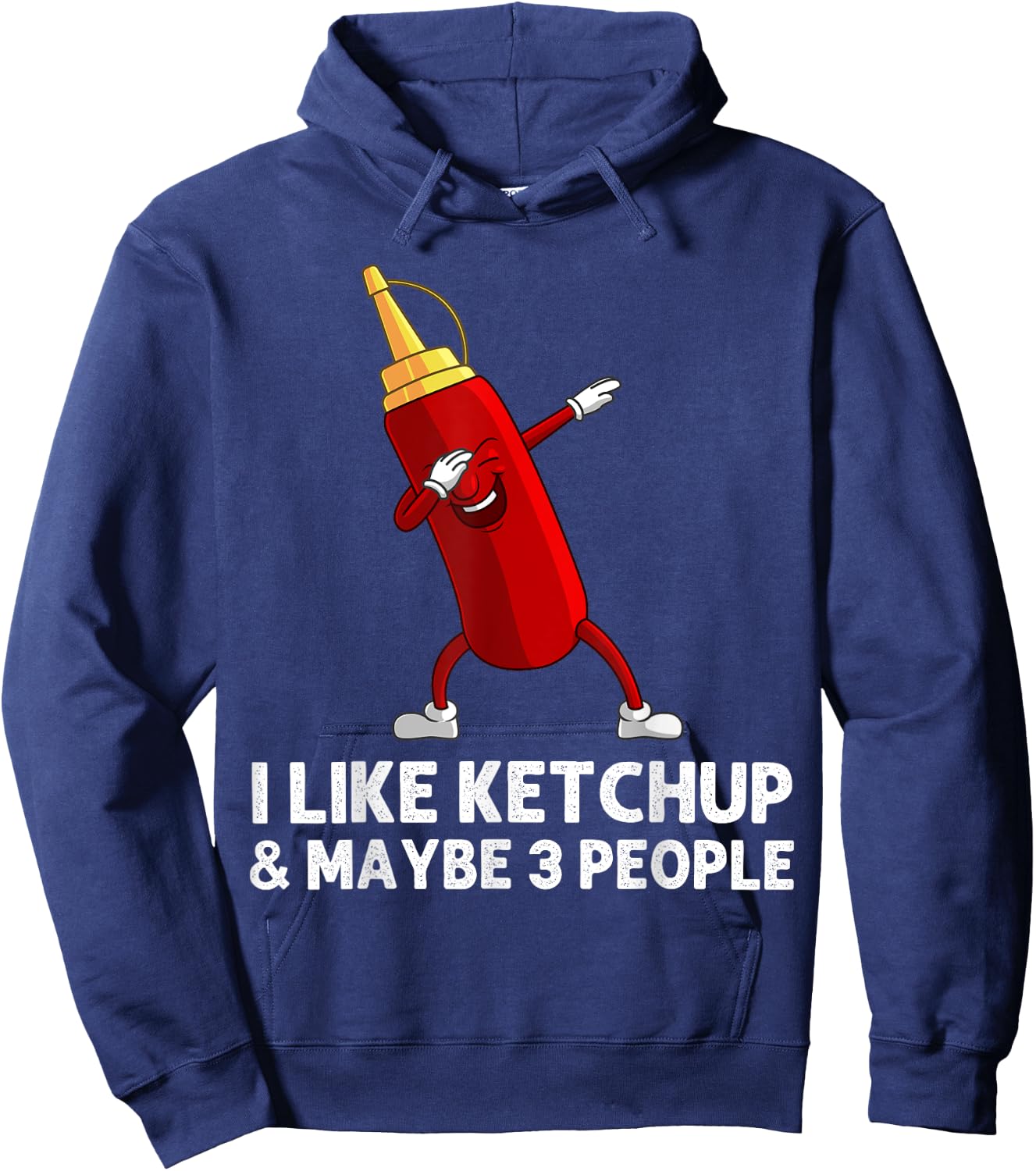Funny Ketchup Gift Women Ketchup Merchandise Tomato Hoodie - Hoodie | Navy