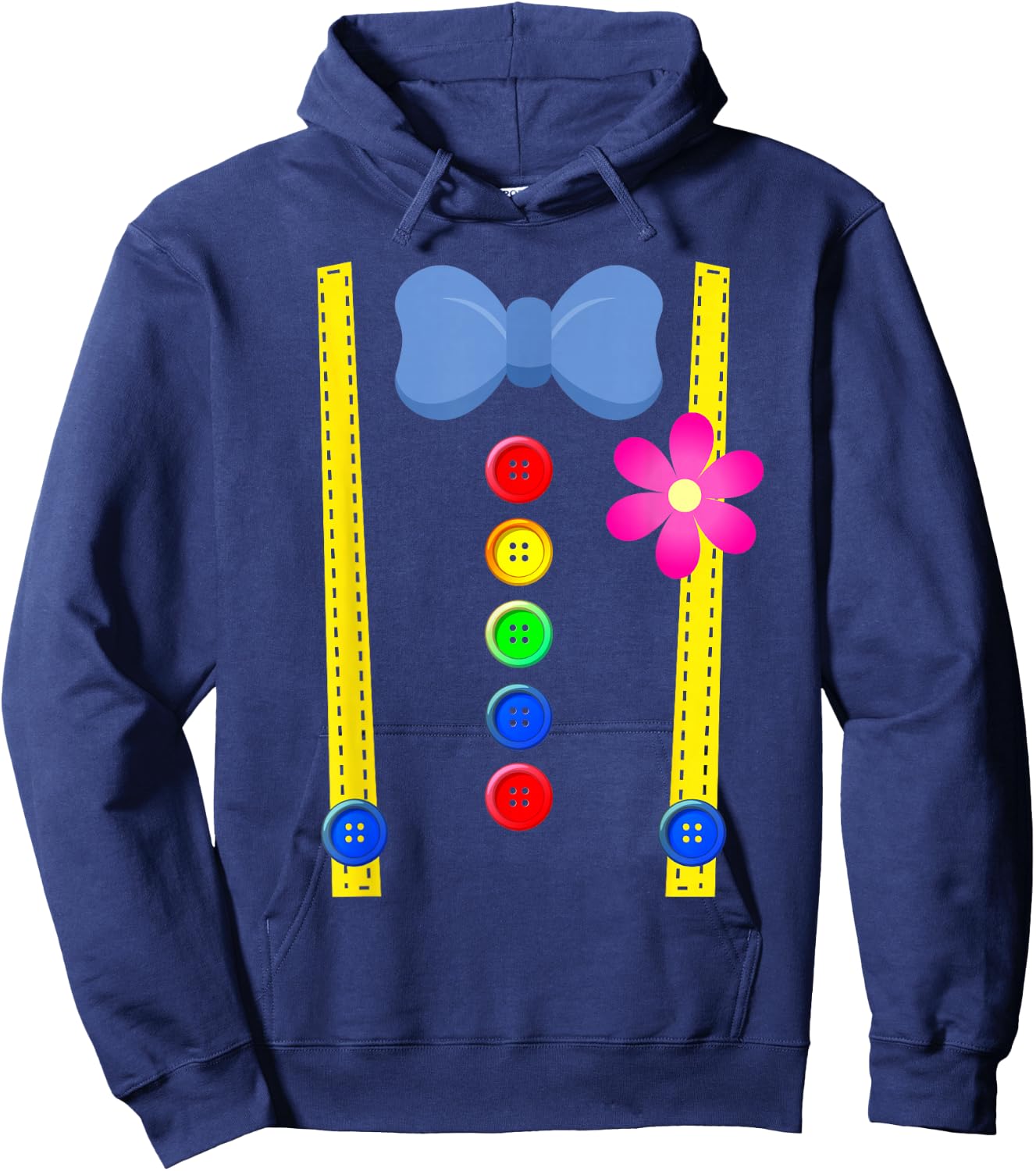 Clown Costume Circus Costume Halloween Hoodie - Hoodie | Navy