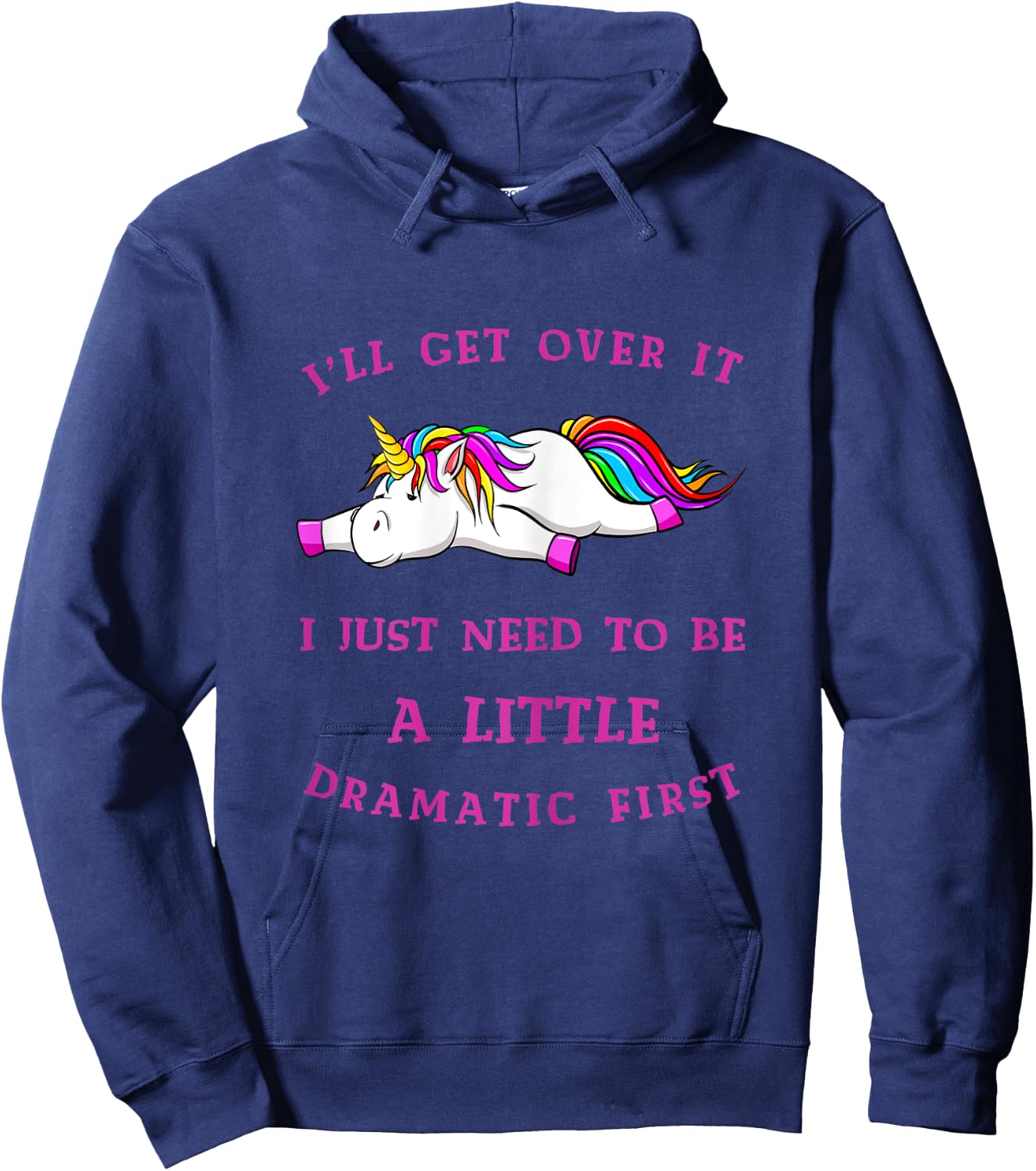 Unicorn Drama Hoodie - Hoodie | Navy