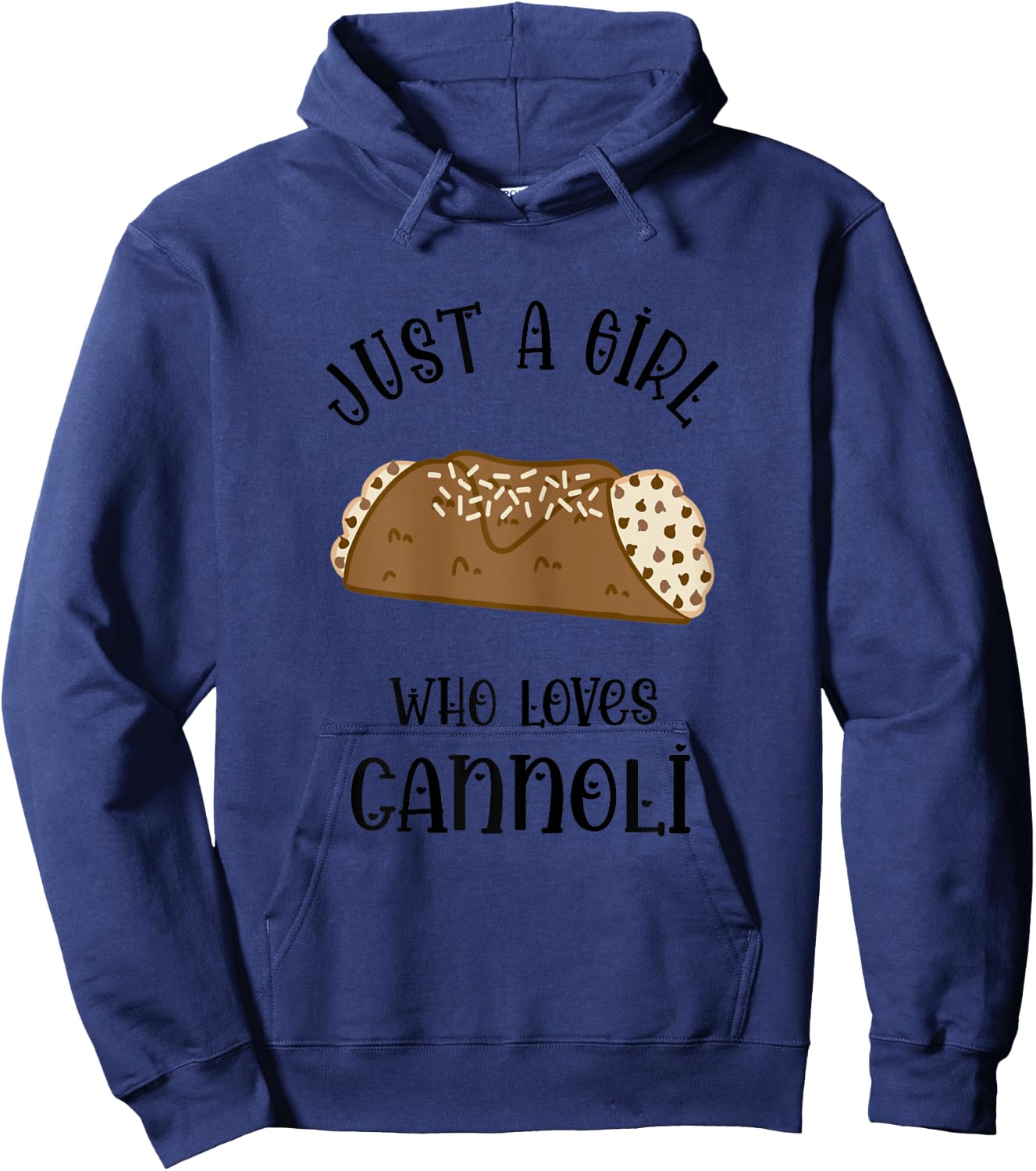 Italian Food Just A Girl Who Loves Cannoli Lover Cannoli Hoodie - Hoodie | Navy