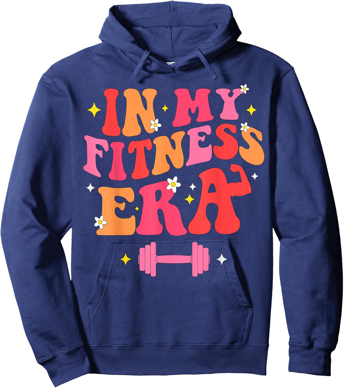 In My Fitness Era Workout Sport Motivation Lifting Gym Hoodie - Hoodie | Navy