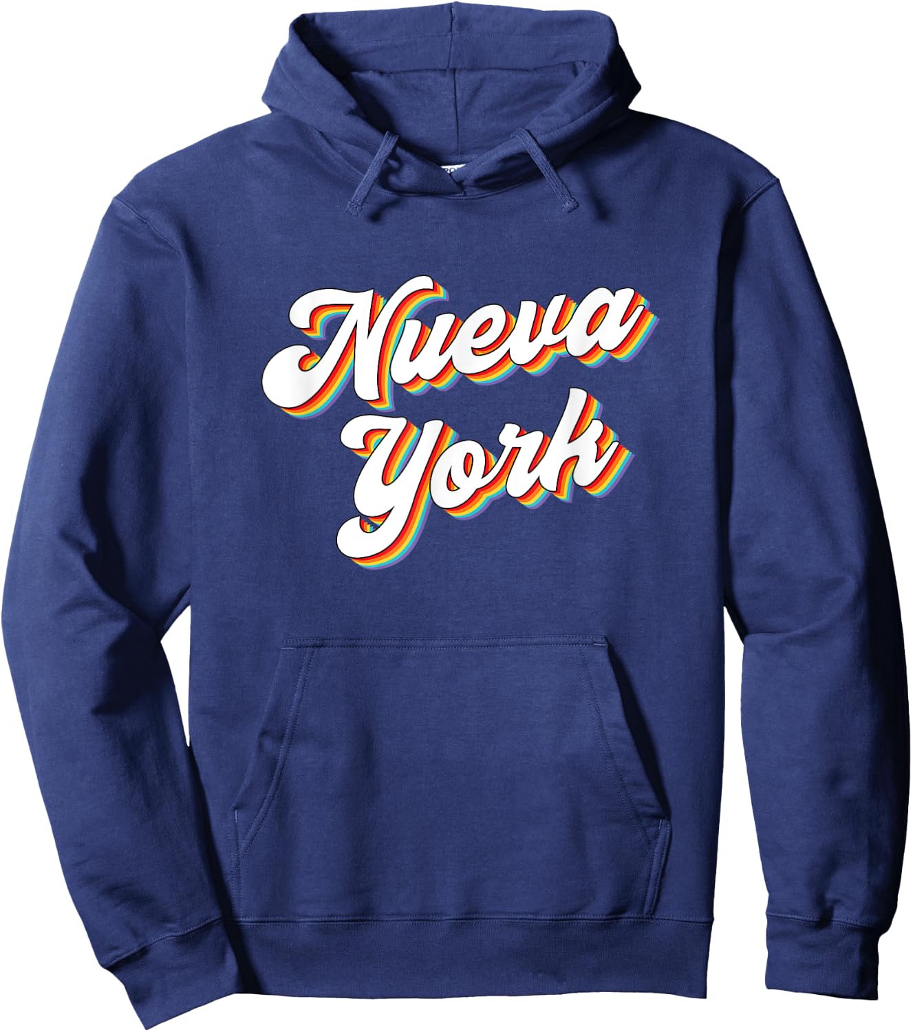 Nueva York New York City Spanish Retro Vintage Hoodie - Hoodie | Navy