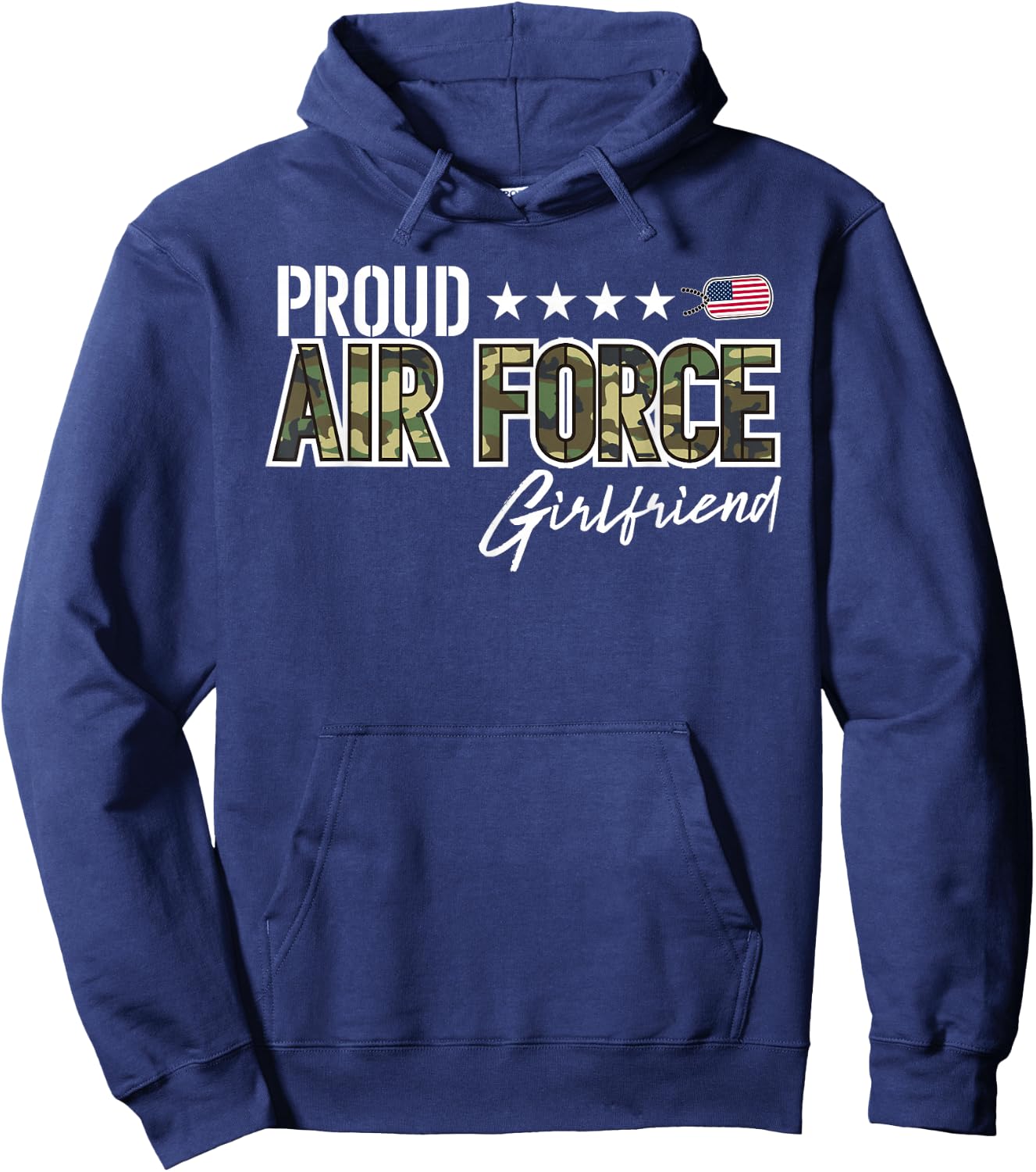 OCP Proud Air Force Girlfriend Hoodie - Hoodie | Navy
