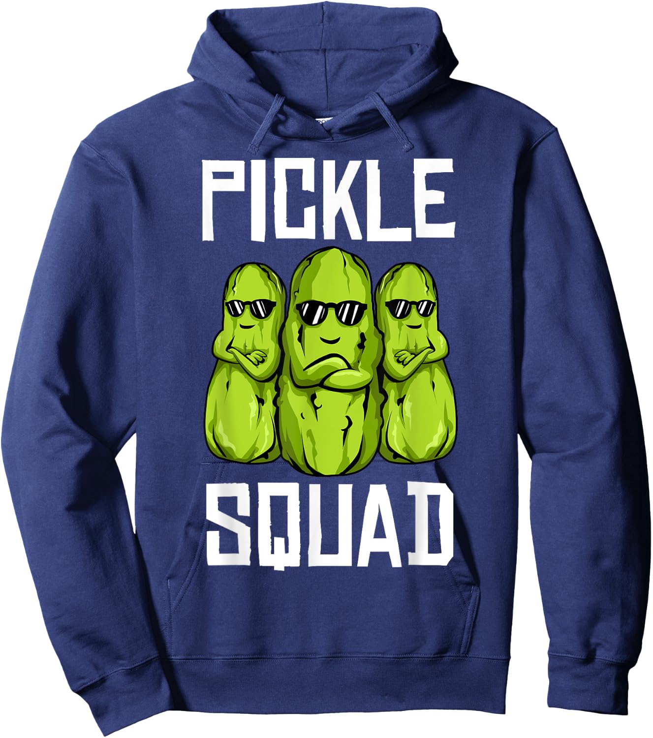 Funny Pickle Squad Novelty Gift Men Kids Big Dill Gang Lover Hoodie - Hoodie | Navy
