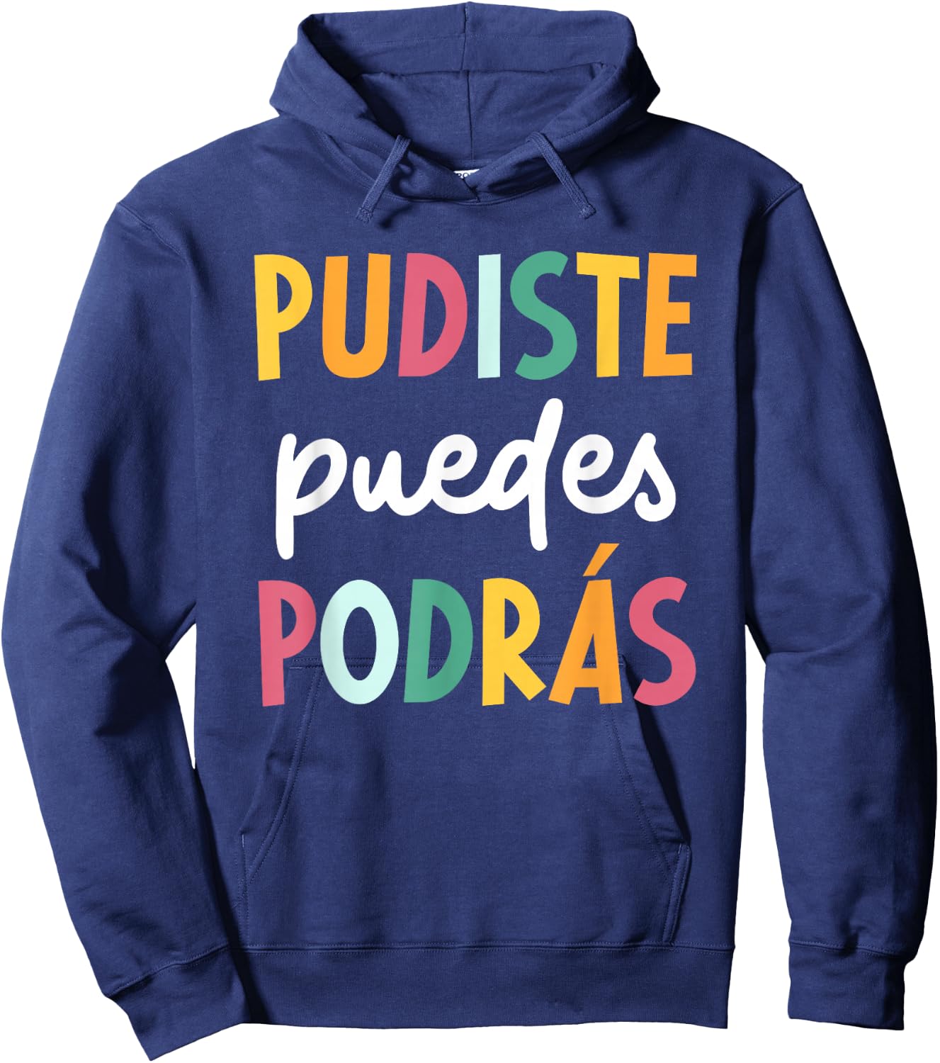 Multilingual Hispanic Heritage Spanish Teacher Maestra Hoodie - Hoodie | Navy