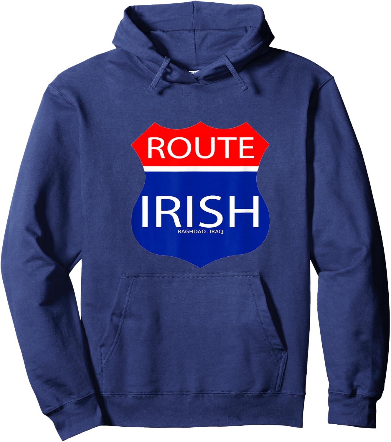 Route Irish Veteran Hoodie - Hoodie | Navy