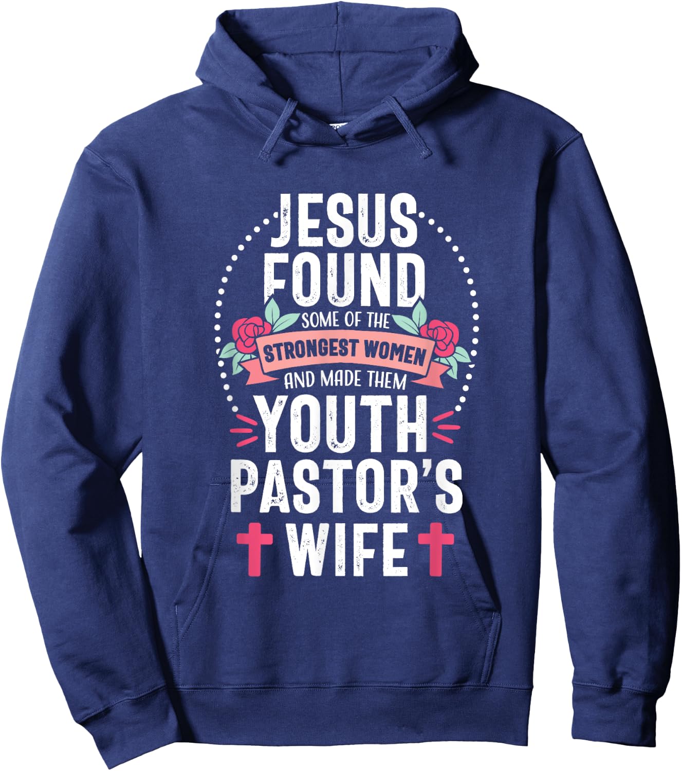 Youth Pastor Wife Jesus Christian Church Appreciation Hoodie - Hoodie | Navy