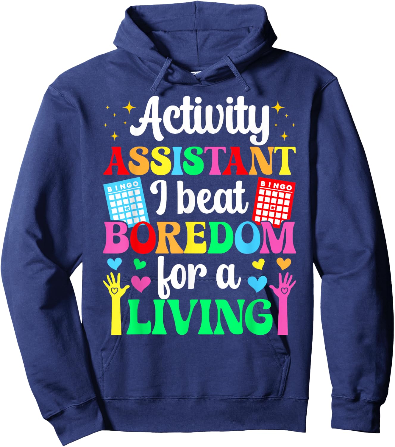 Activity Assistant Funny Activities Assistant Hoodie - Hoodie | Navy