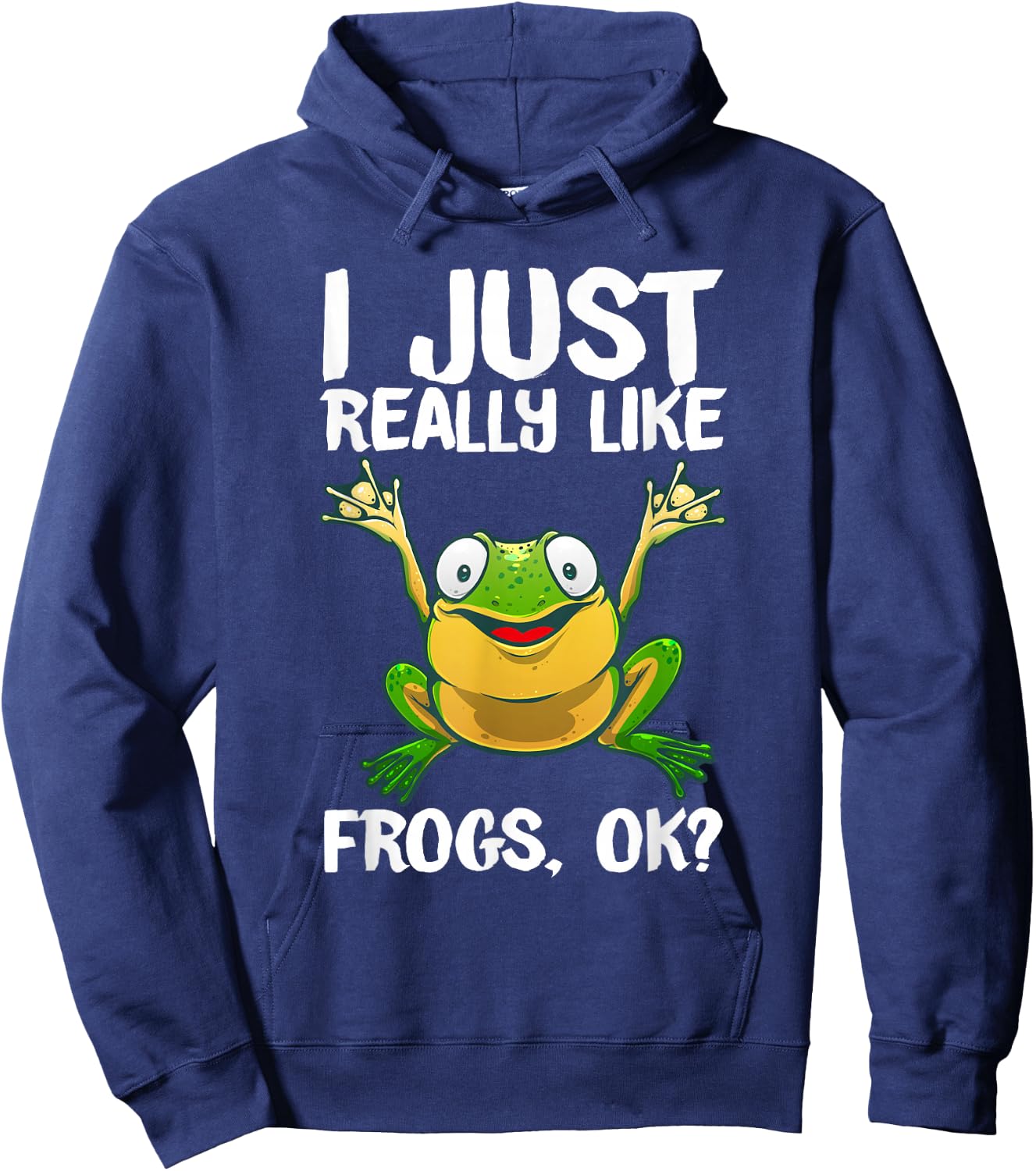 Funny Frog Gift Kids Men Women Cool Tadpole Frog Lover Small Hoodie - Hoodie | Navy