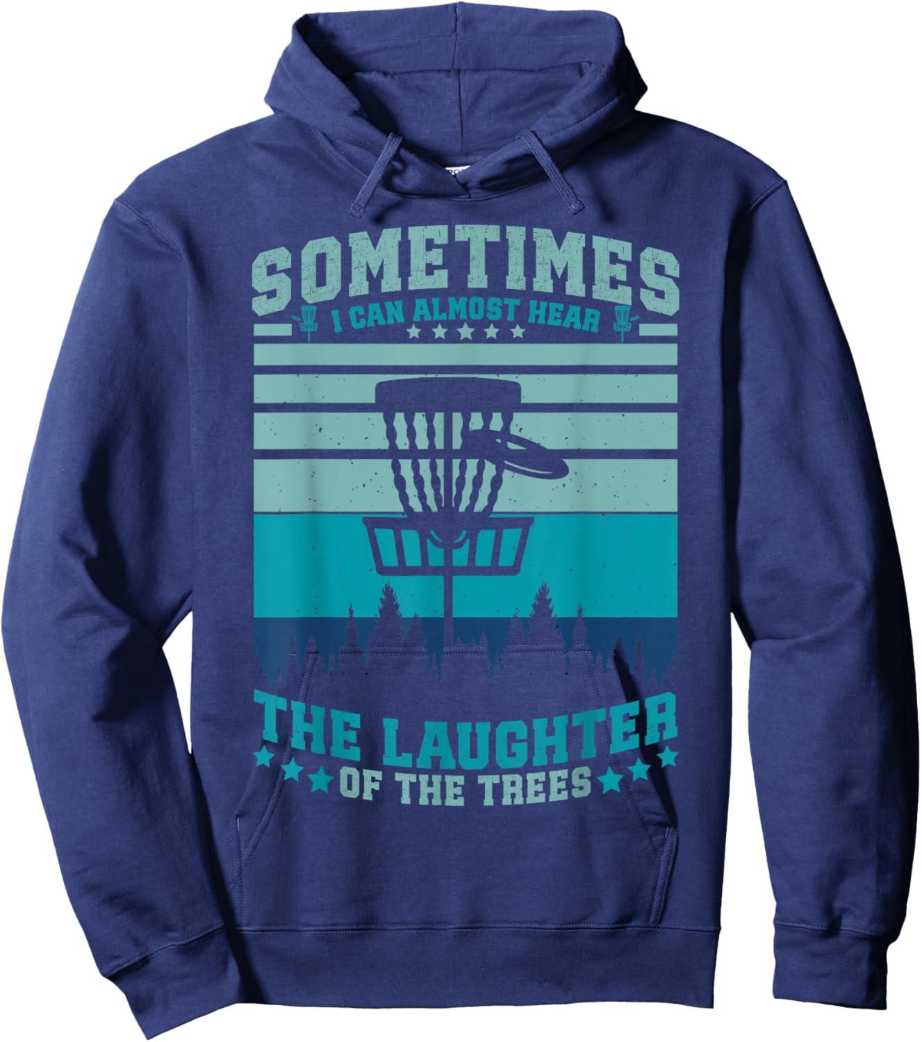 Disc Golf Funny Disc Golfer Fathers Day Hoodie - Hoodie | Navy