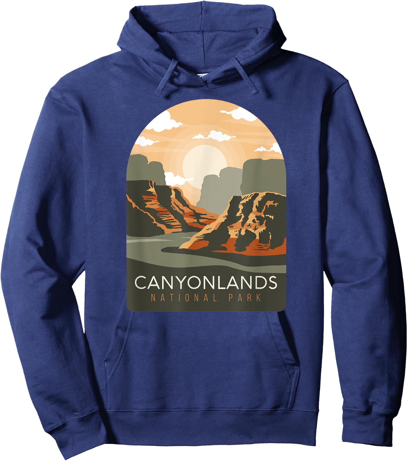 Canyonlands National Park Utah Zion Bryce Canyon Arches USA Hoodie - Hoodie | Navy