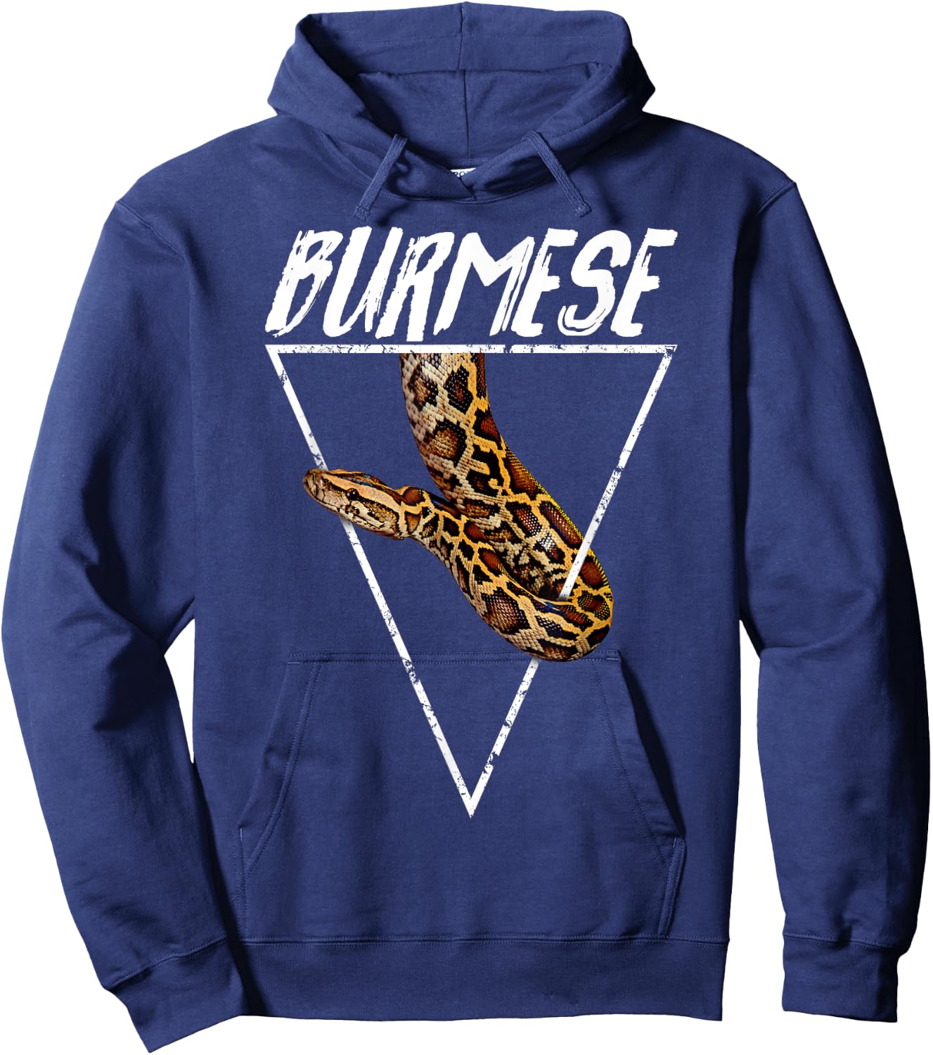 Burmese Python Owner Geometric Hoodie - Hoodie | Navy
