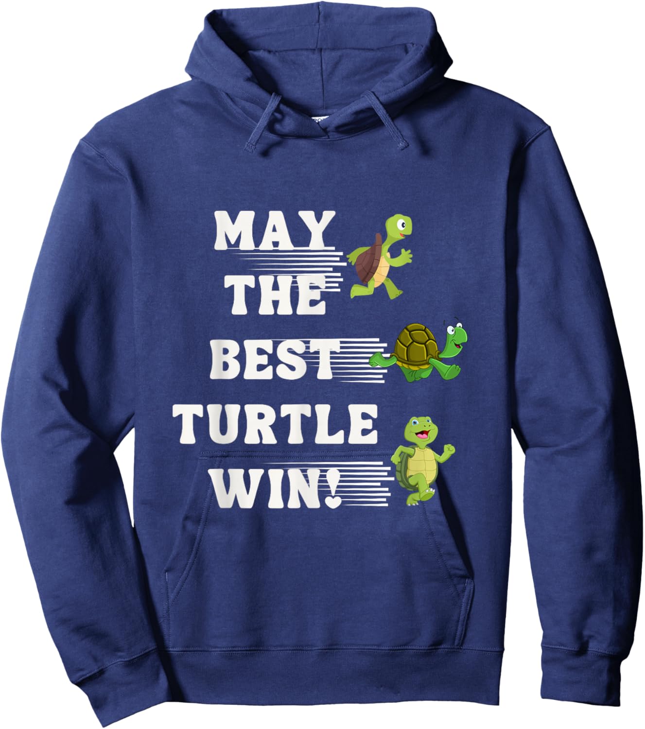 Turtle Racing Team Turtle Running Team funny Racing Turtle Hoodie - Hoodie | Navy