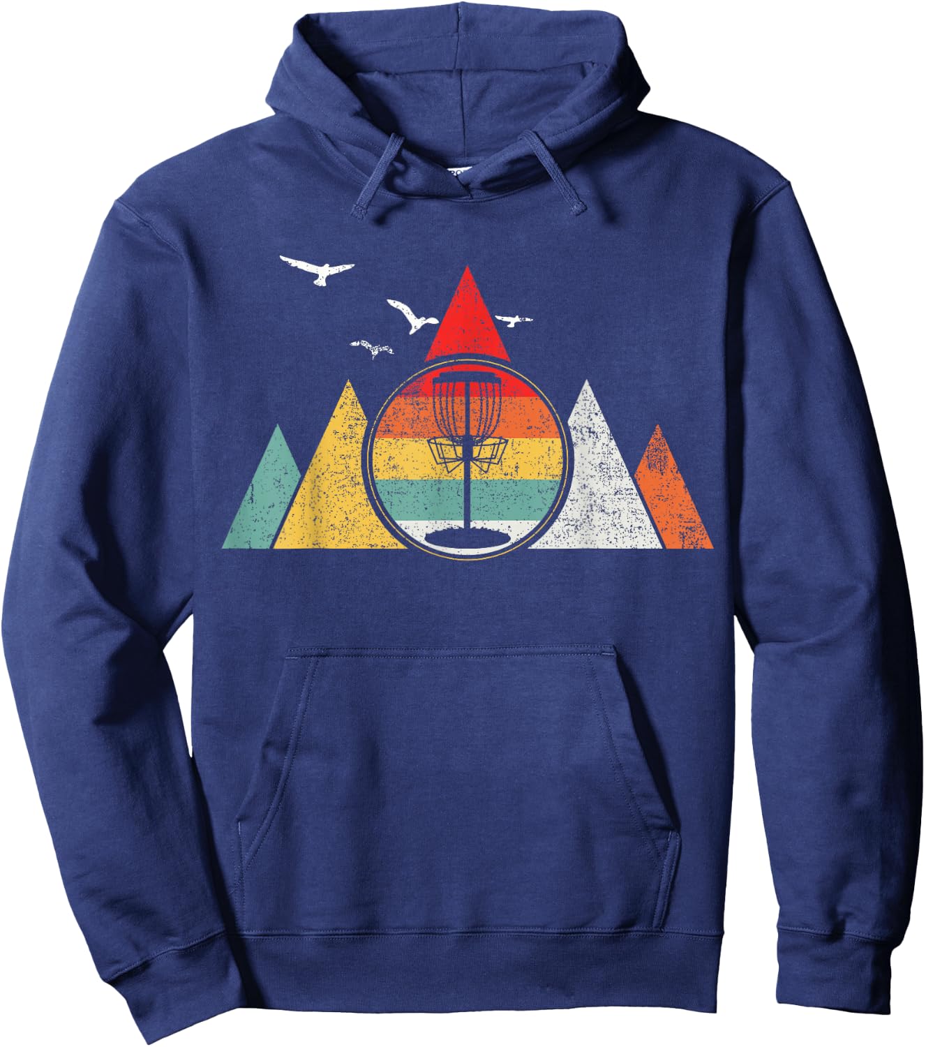 Discgolf Disc Golf Vintage Hoodie - Hoodie | Navy