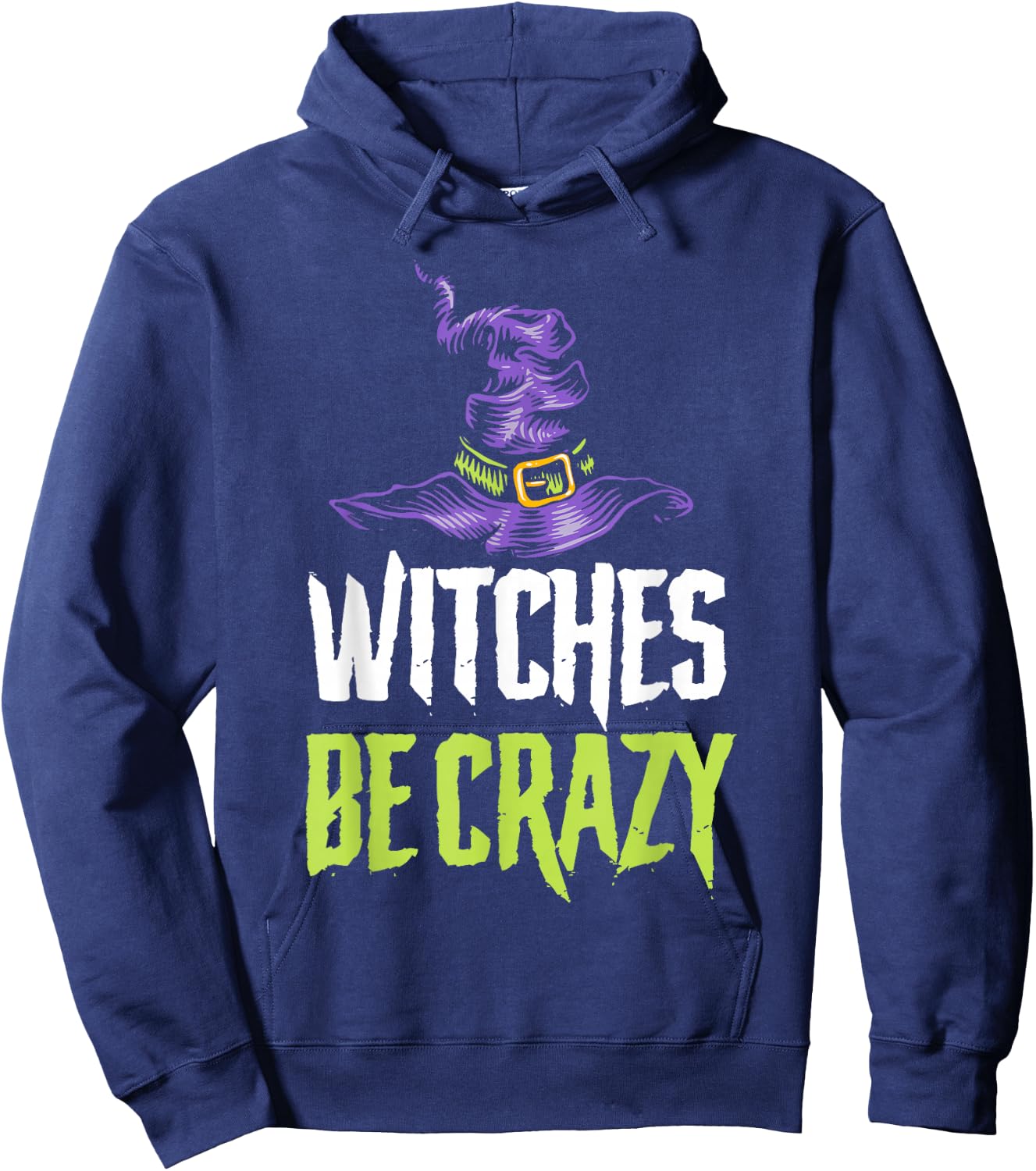 Witches be Crazy Halloween Hoodie - Hoodie | Navy
