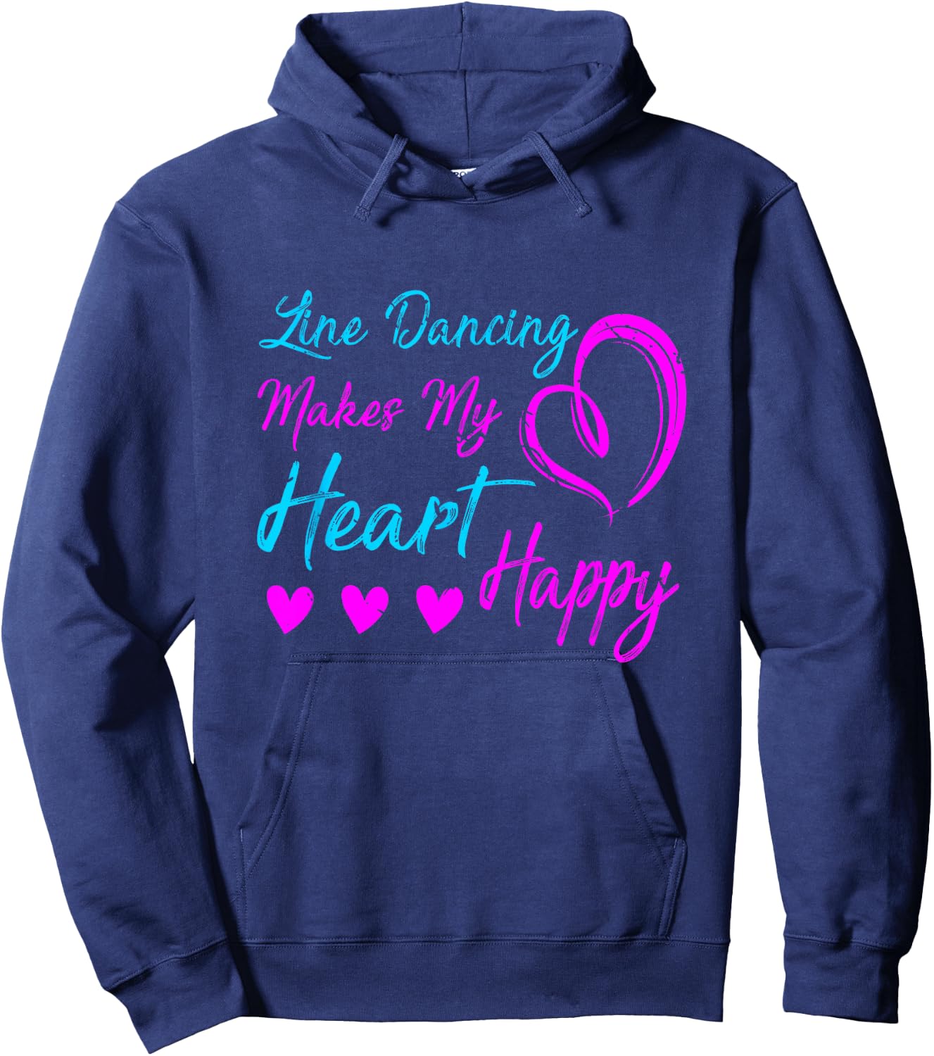 Rodeo Line Dancing Western Texas Gift Line Dance Hoodie - Hoodie | Navy