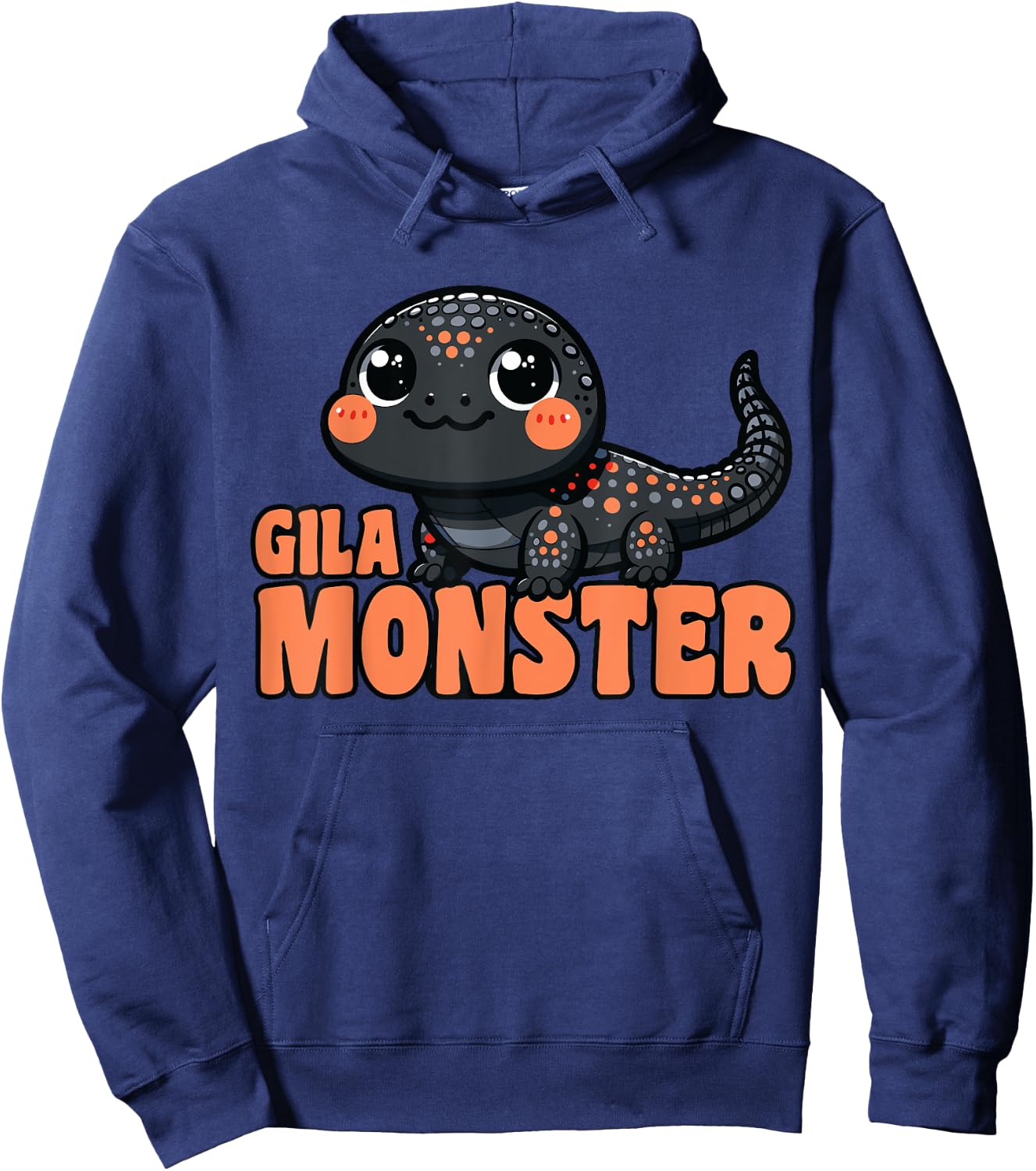 Gila Monster Lizard, Kawaii Gila Monster Hoodie - Hoodie | Navy