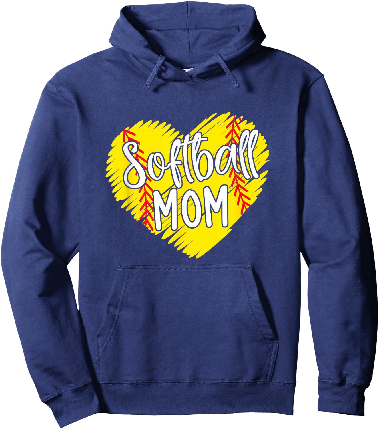 Softball Mom Shirts Baller Mama Mother's Day Hoodie - Hoodie | Navy