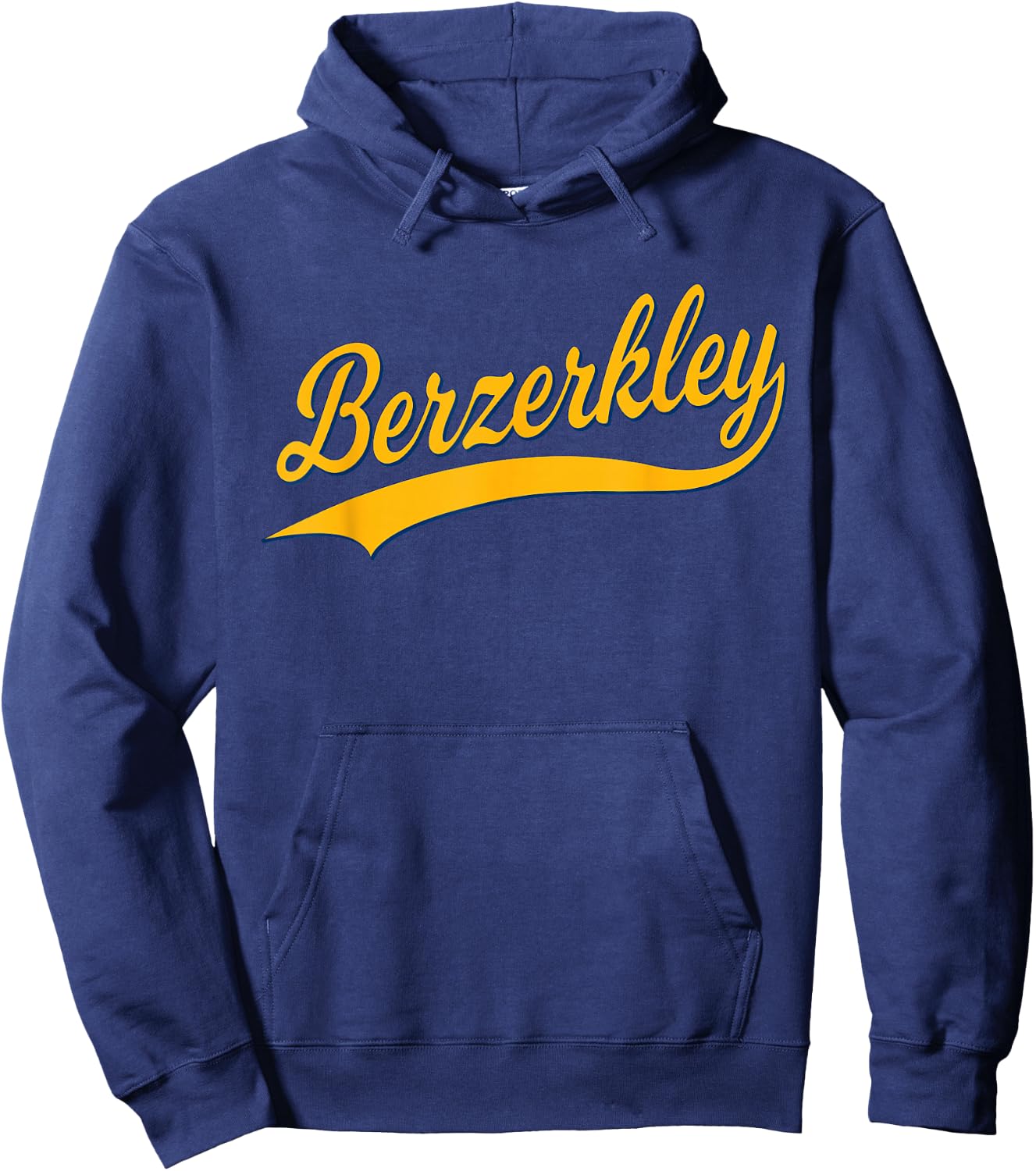 Berzerkley City of Berkeley, California Sports Script Hoodie - Hoodie | Navy