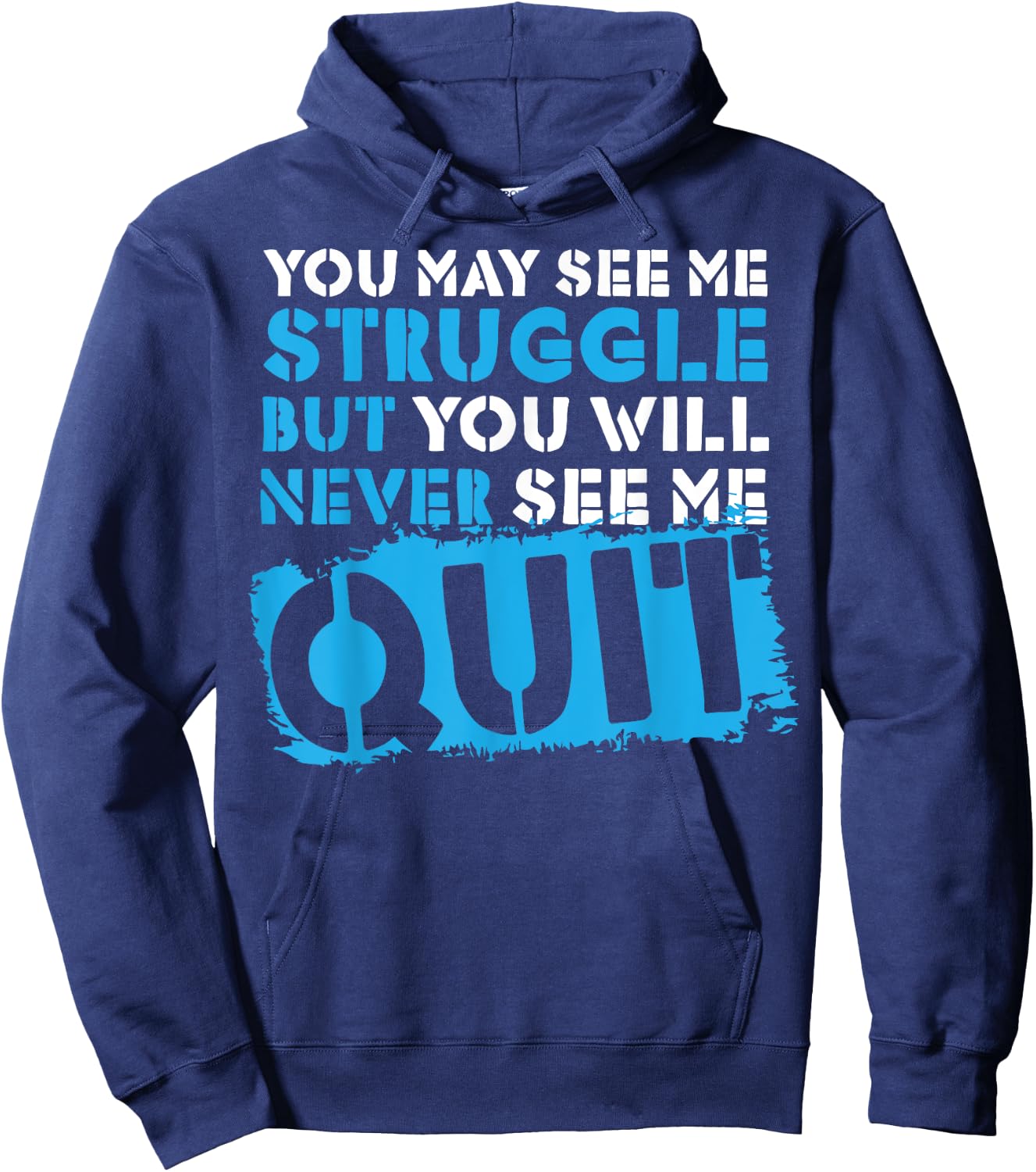 Inspiring Workout Inspiration Motivational Saying Men Women Hoodie - Hoodie | Navy