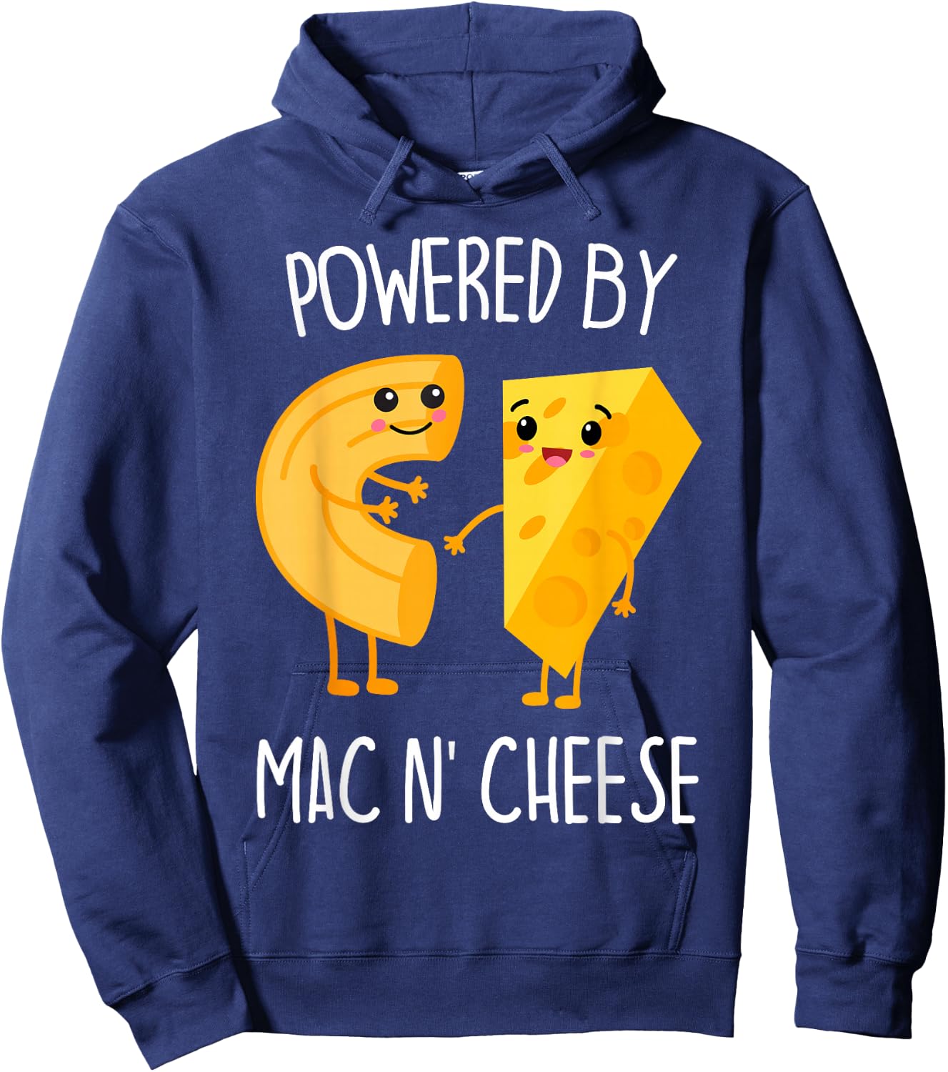 Powered by Mac n Cheese Hoodie - Hoodie | Navy