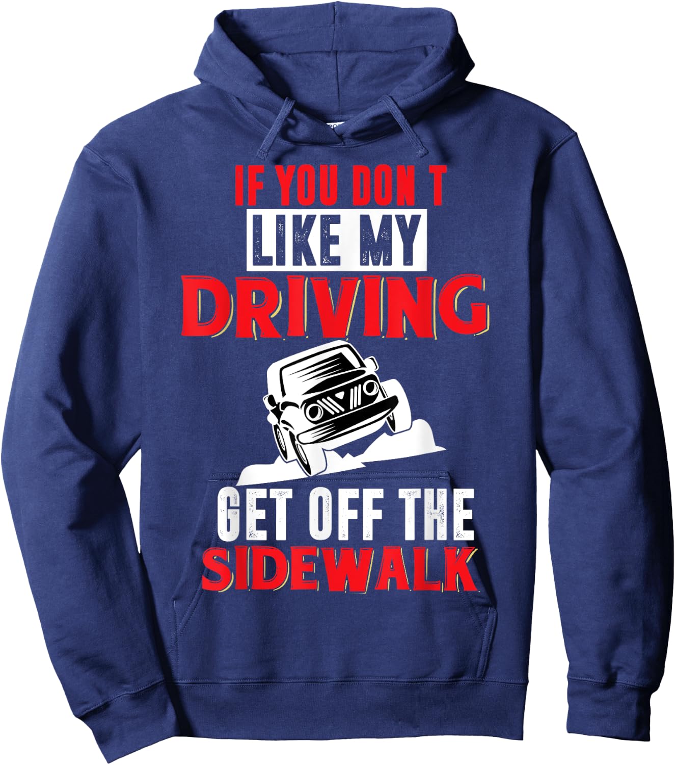 New Driver Gifts Funny Shirt for Teen Girls and Boys Student Hoodie - Hoodie | Navy