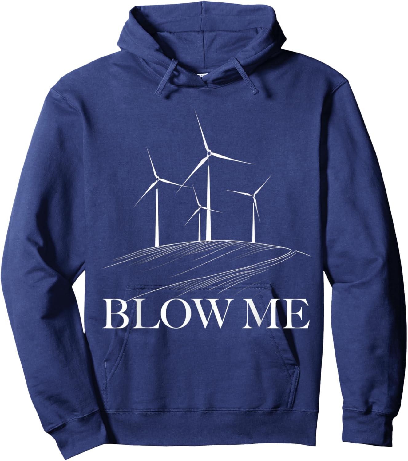 Wind Power Windmill Turbine Technician Engineer Funny Hoodie - Hoodie | Navy