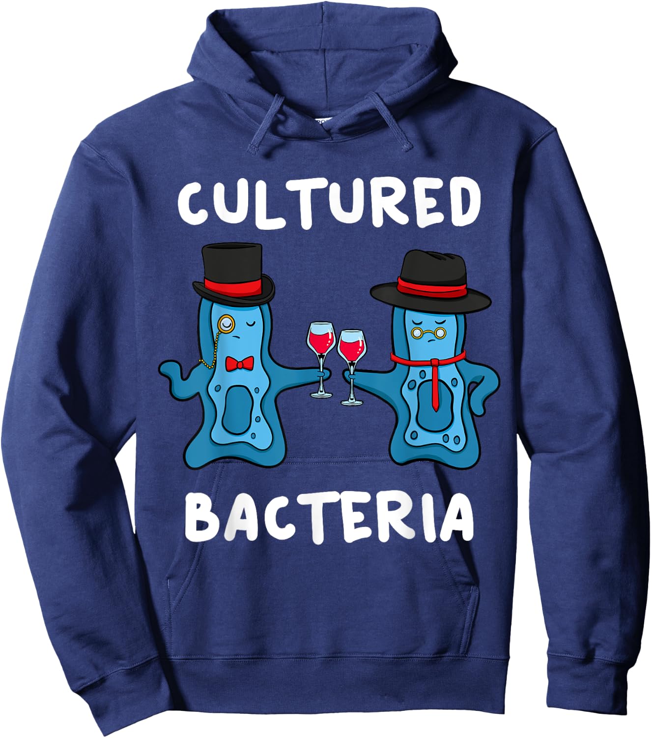 Cultured Bacteria Bacteriologist Bacteriologist Microbiologist Hoodie - Hoodie | Navy