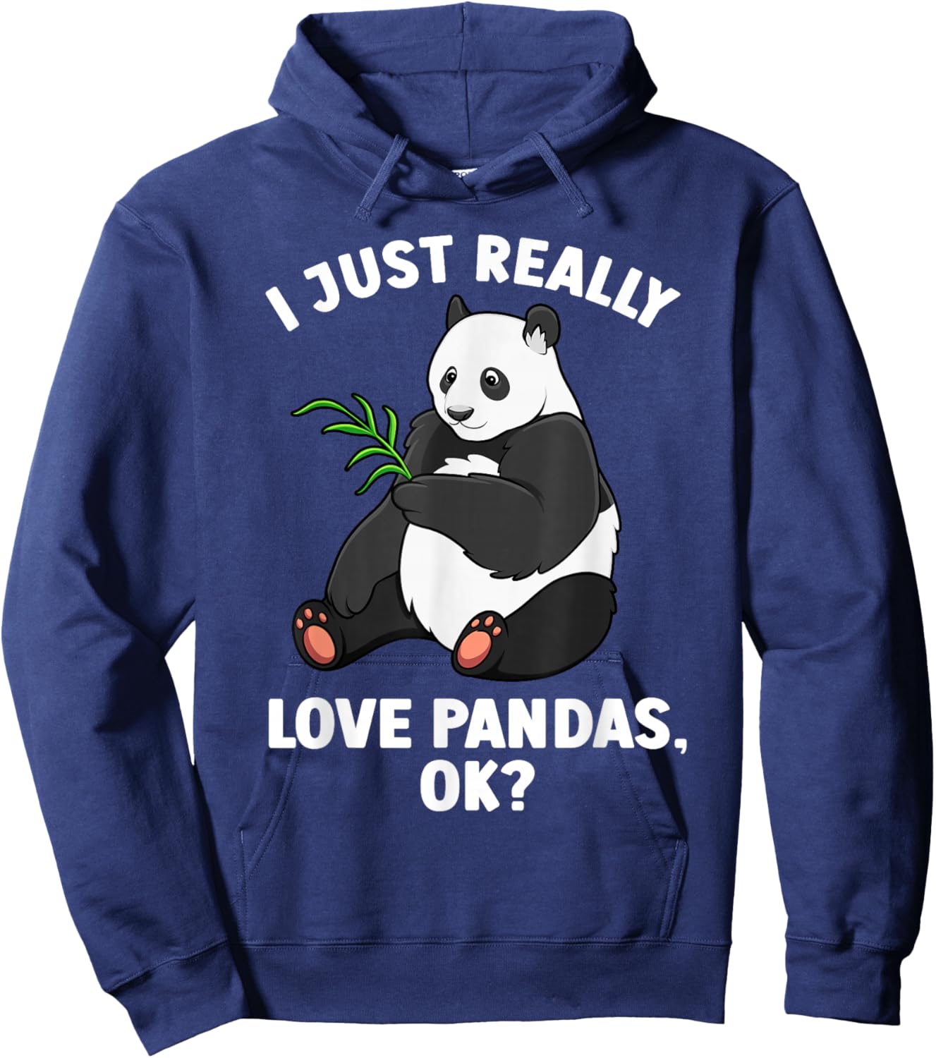 Panda Art Women Animal Giant Panda Bear Panda Lover Hoodie - Hoodie | Navy