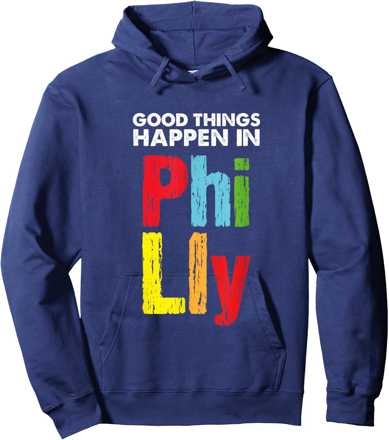 Good Things Happen in Philly - US Support Hoodie - Hoodie | Navy