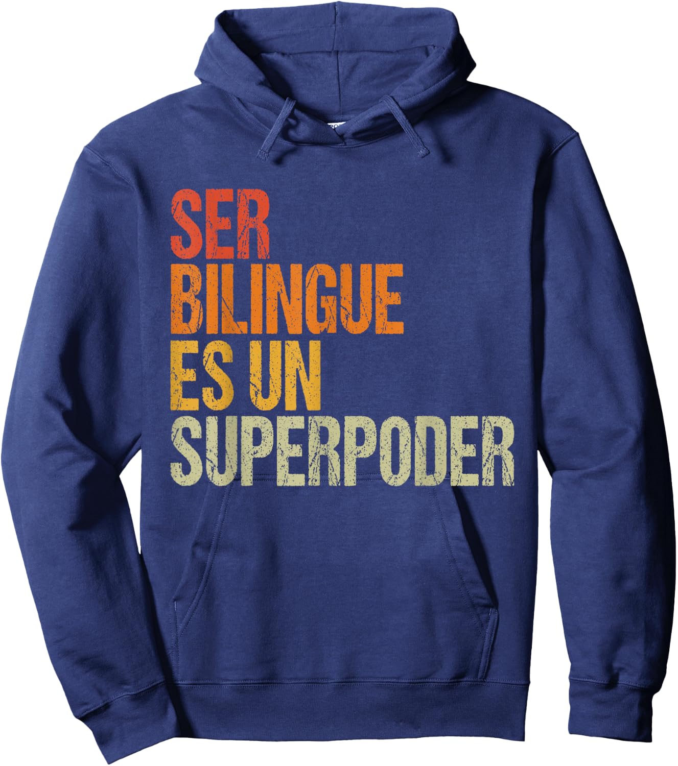 Bilingue Spanish Teacher Espanol Women Kids Hoodie - Hoodie | Navy