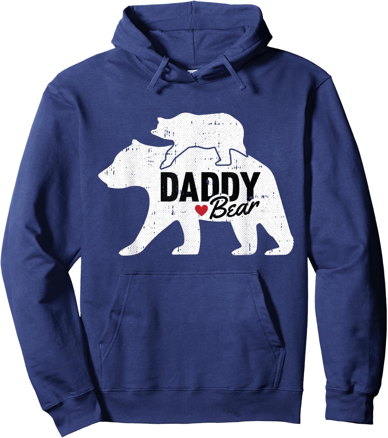Daddy Bear Fathers Day Cute Baby Cub Papa Dad-a Pops Hoodie - Hoodie | Navy