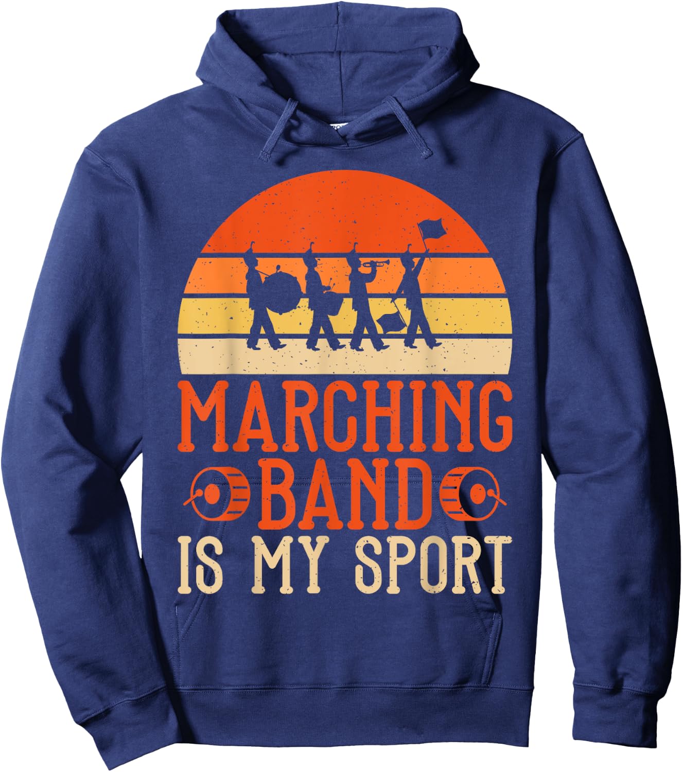 Marching Band is my Sport Marching Band Hoodie - Hoodie | Navy