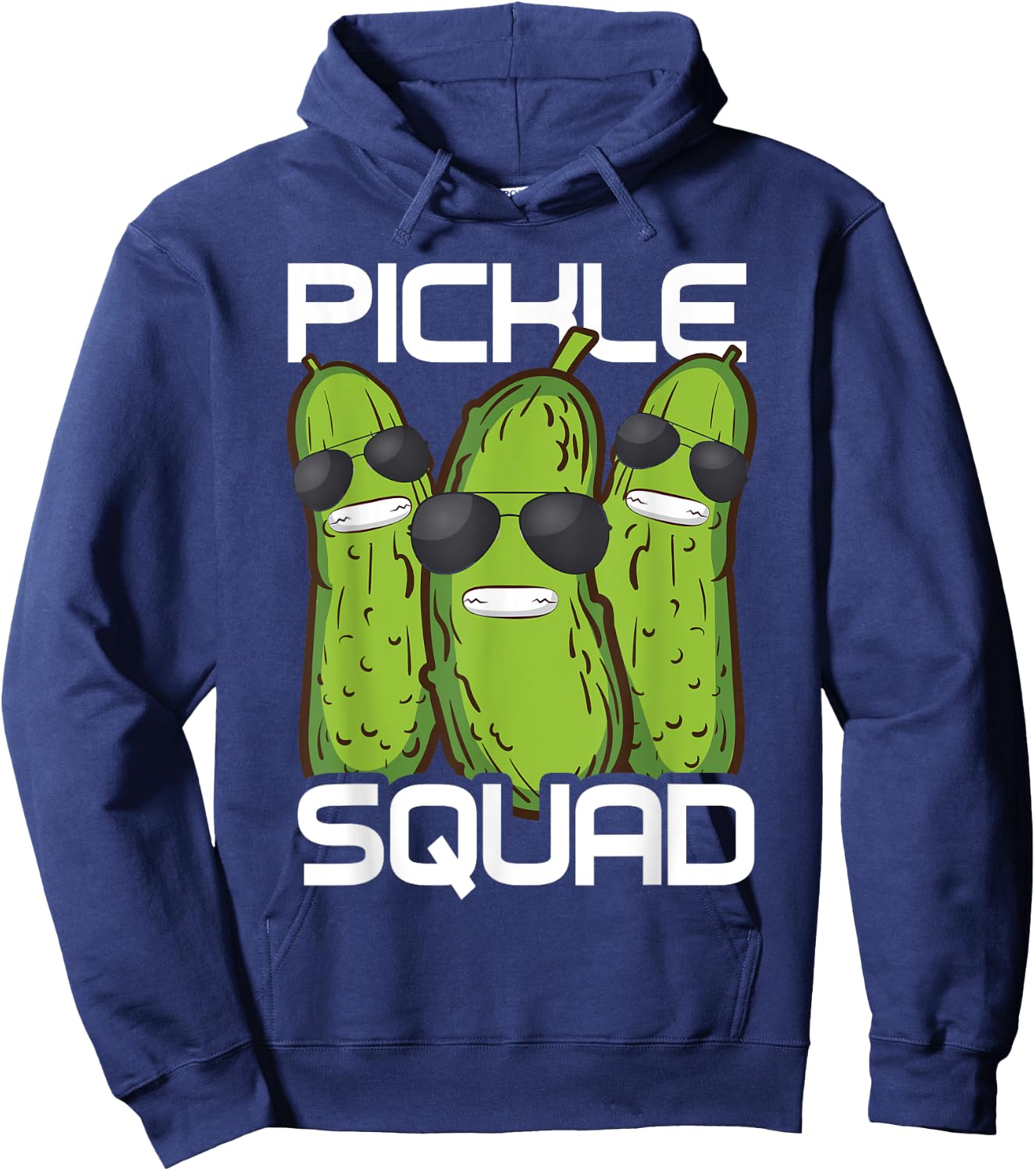 Funny Pickle Squad Novelty Gift Men Kids Big Dill Gang Lover Hoodie - Hoodie | Navy