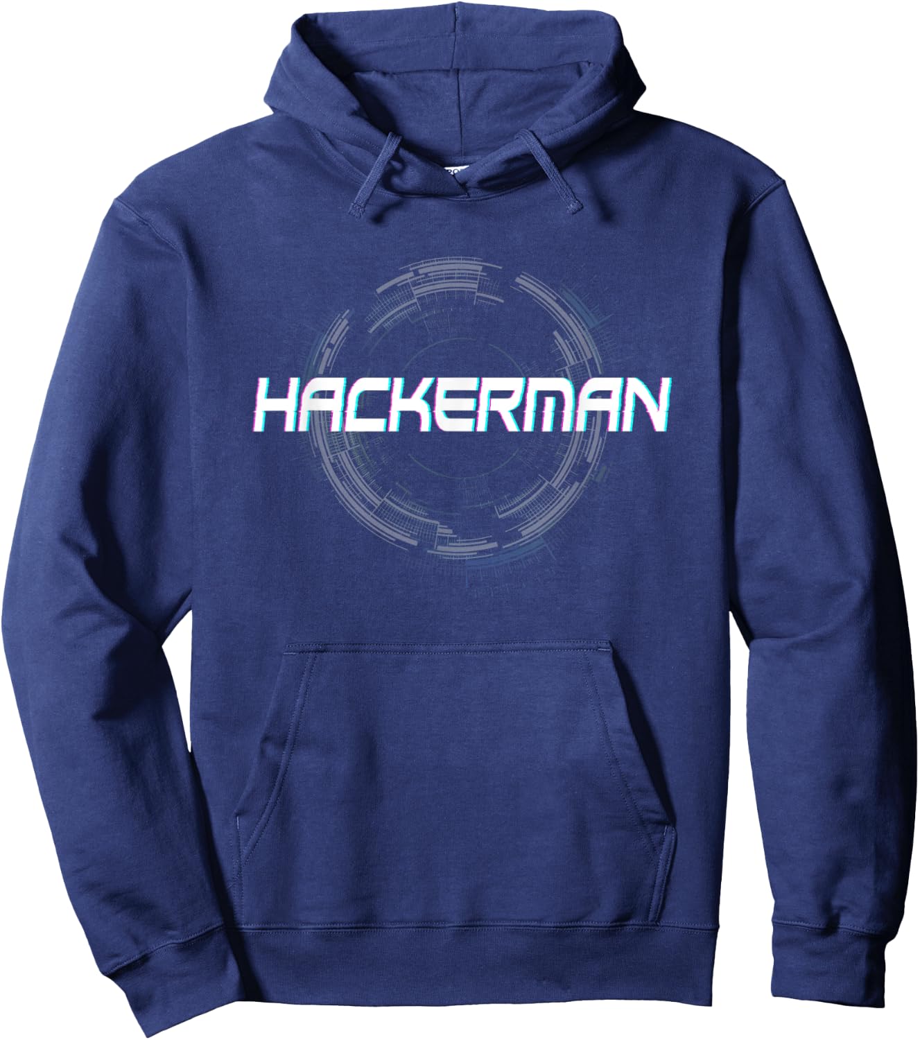 Hackerman - Funny Computer Hacker & White Hat Hacker Gift Hoodie - Hoodie | Navy
