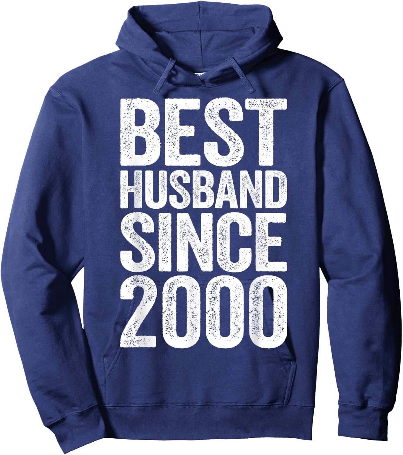 Best Husband Since 2000 20th Wedding Anniversary Hoodie - Hoodie | Navy
