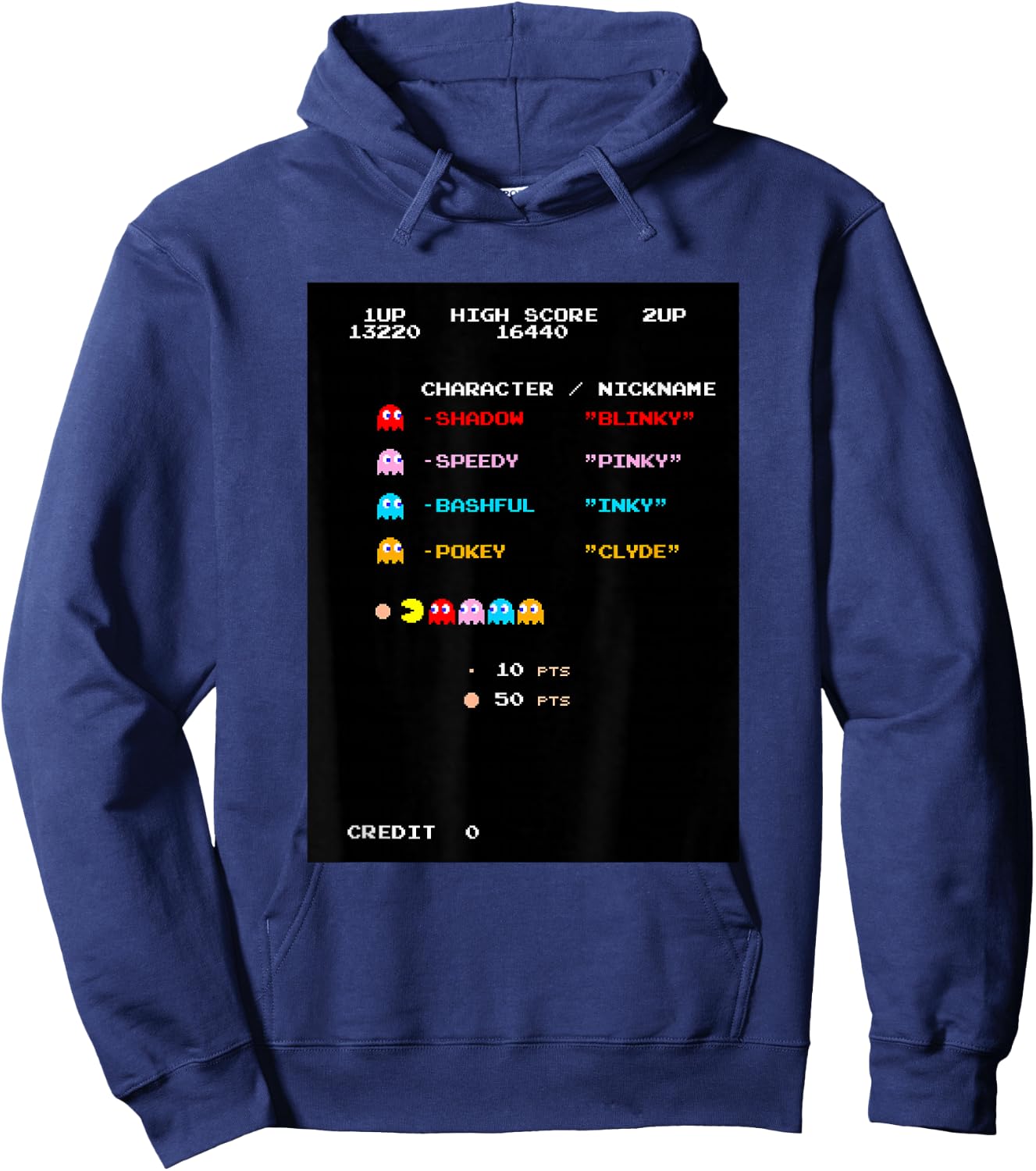 Pac-man Hoodie - Hoodie | Navy