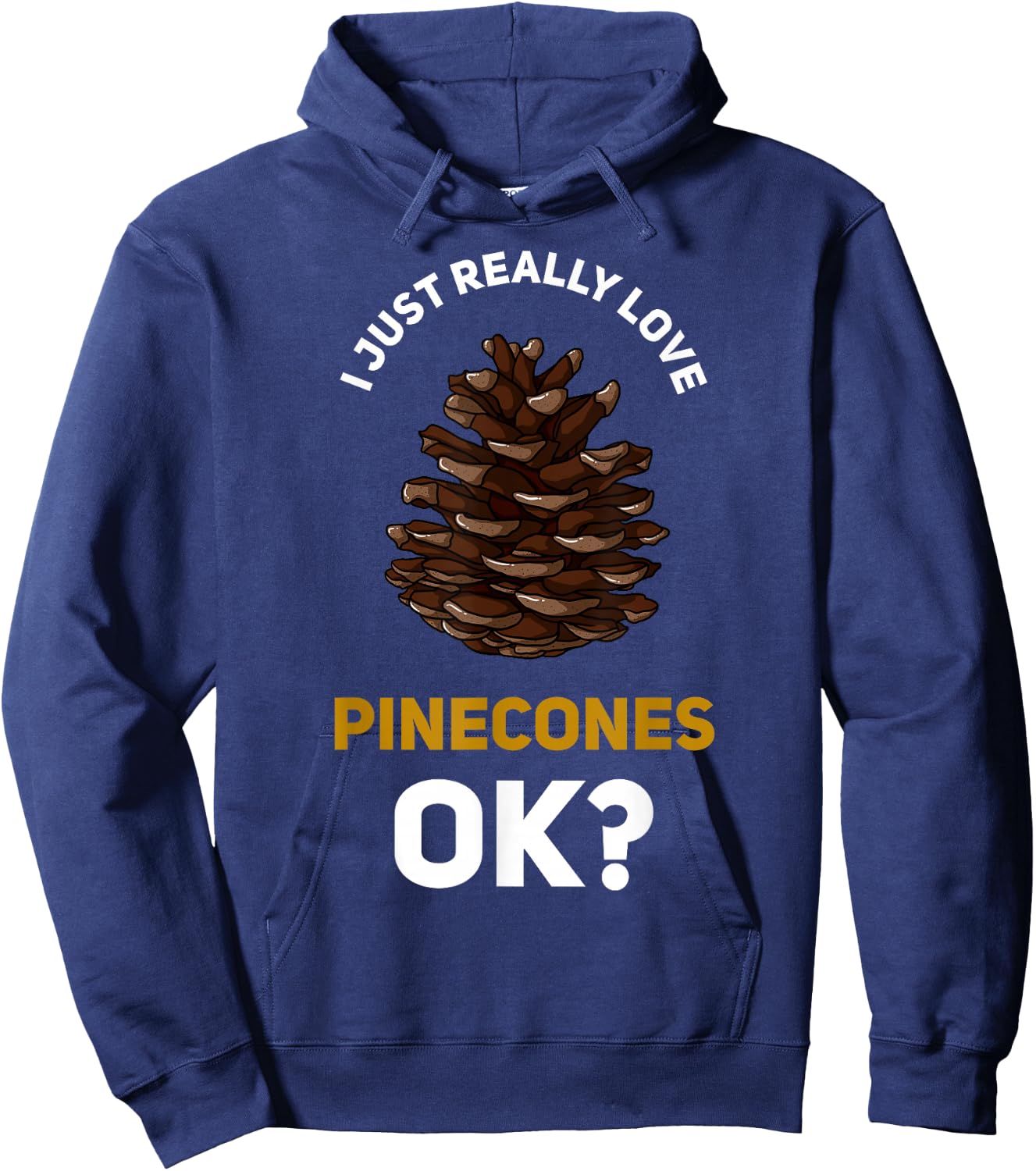 Pinecone Pine Cones Tree Hoodie - Hoodie | Navy