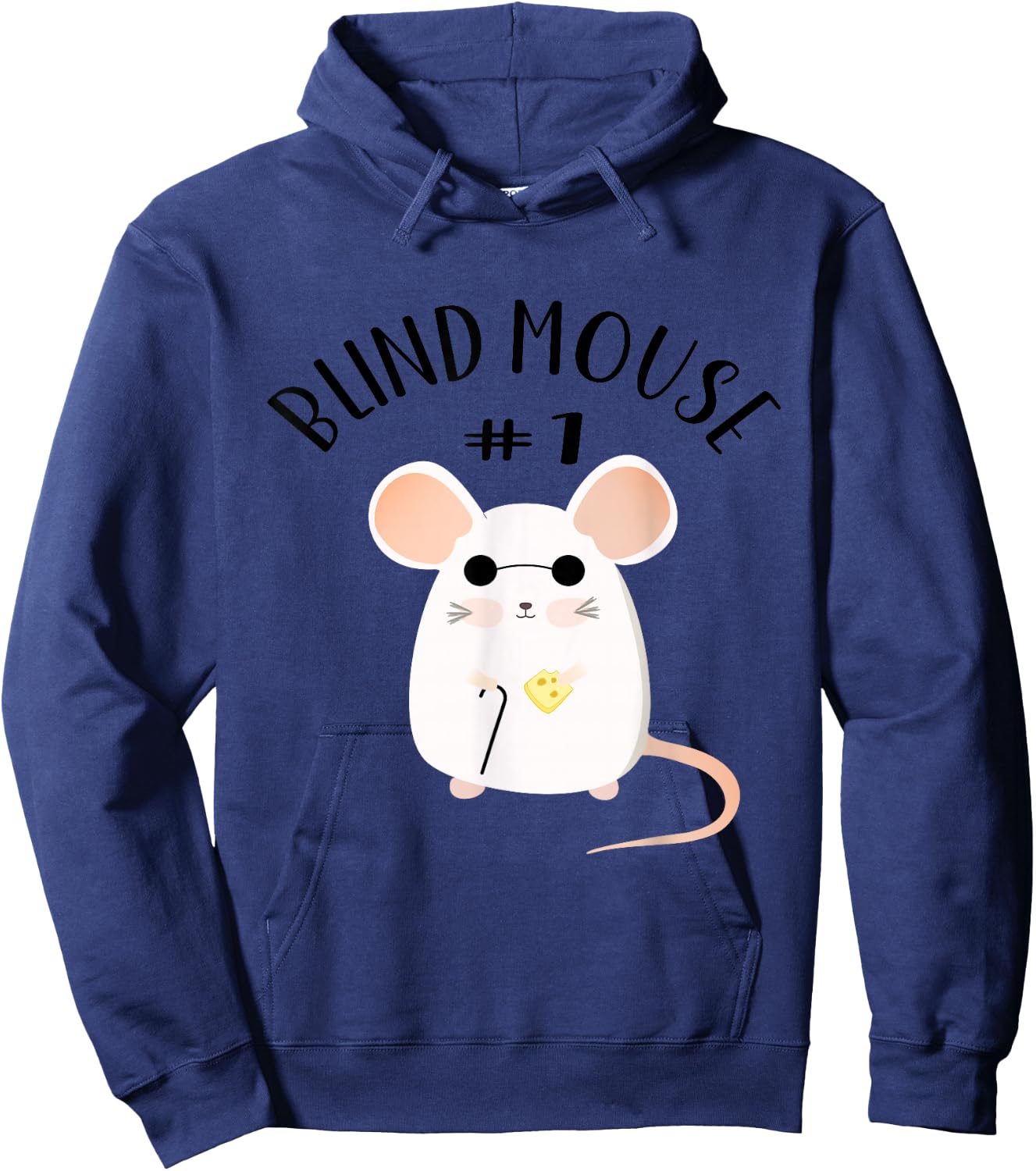 Three Blind Mice Costume - Halloween Matching Group Mouse #1 Hoodie - Hoodie | Navy