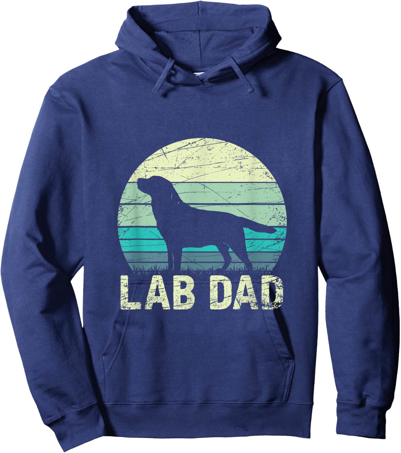 Lab Dad Labrador Hoodie - Hoodie | Navy