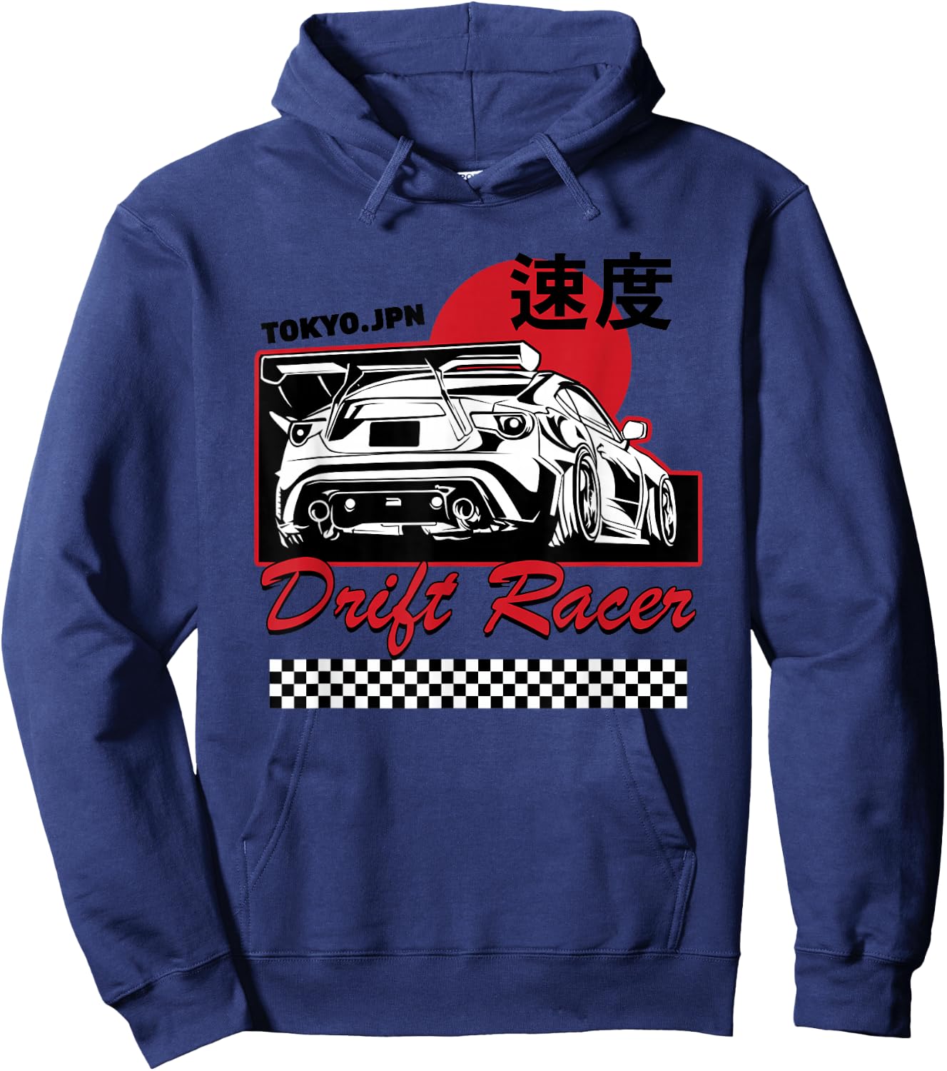 JDM Tokyo Japan Drift Race Car Tuning Retro Vintage Graphic Hoodie - Hoodie | Navy
