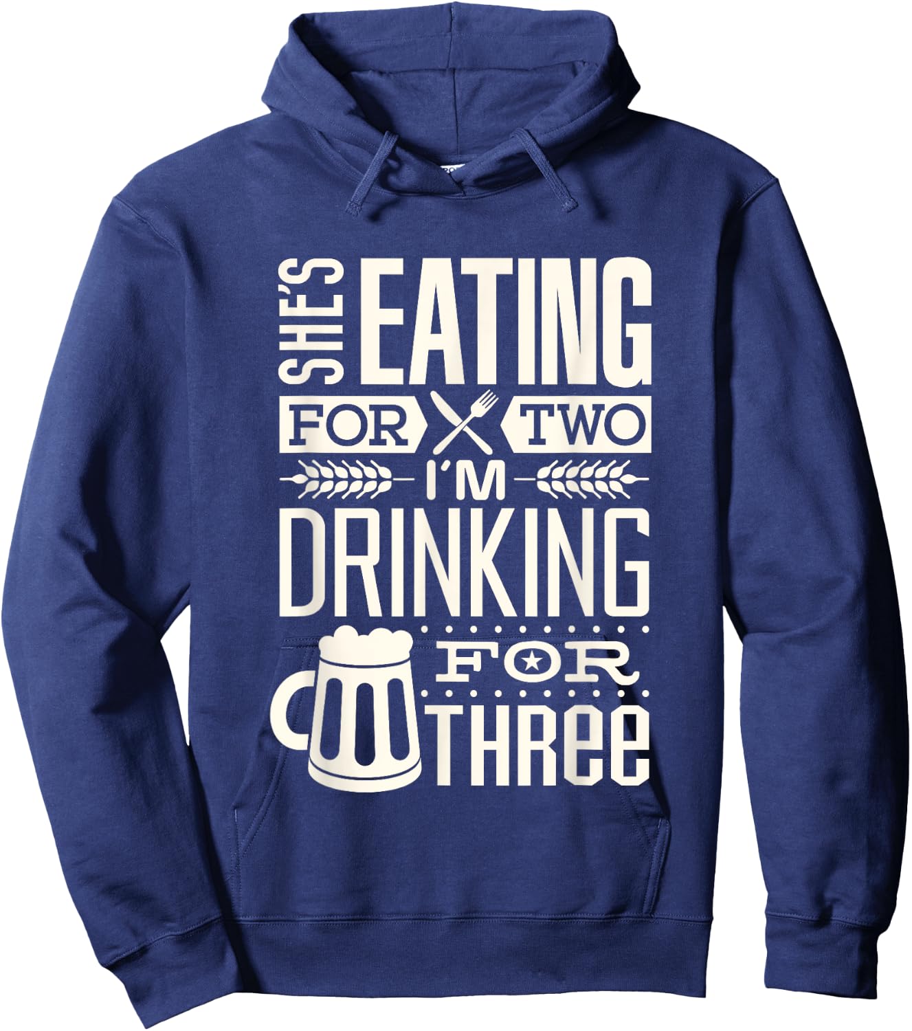 Funny Expecting Dad shirt for pregnancy New Dad father Hoodie - Hoodie | Navy