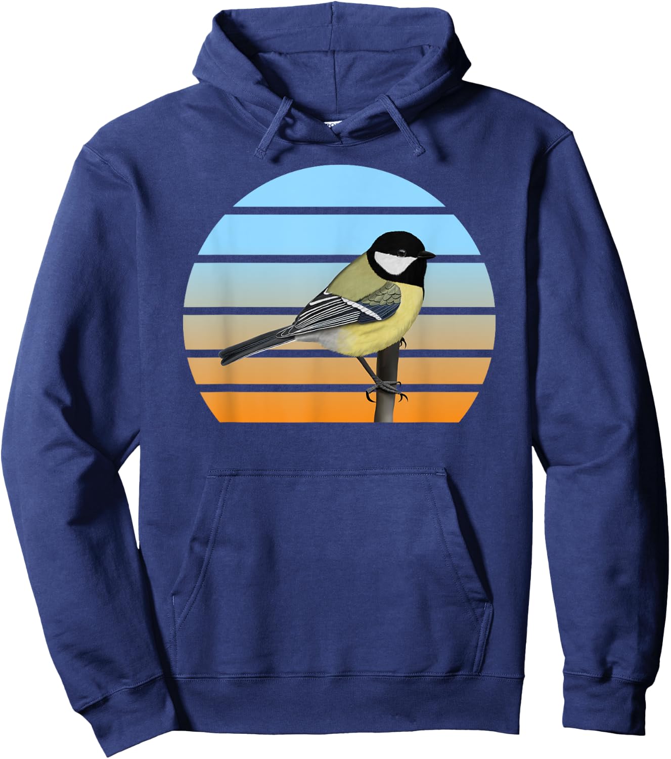 Chickadee Bird Birdlover Birdwatcher Animal Biologist Birder Hoodie - Hoodie | Navy