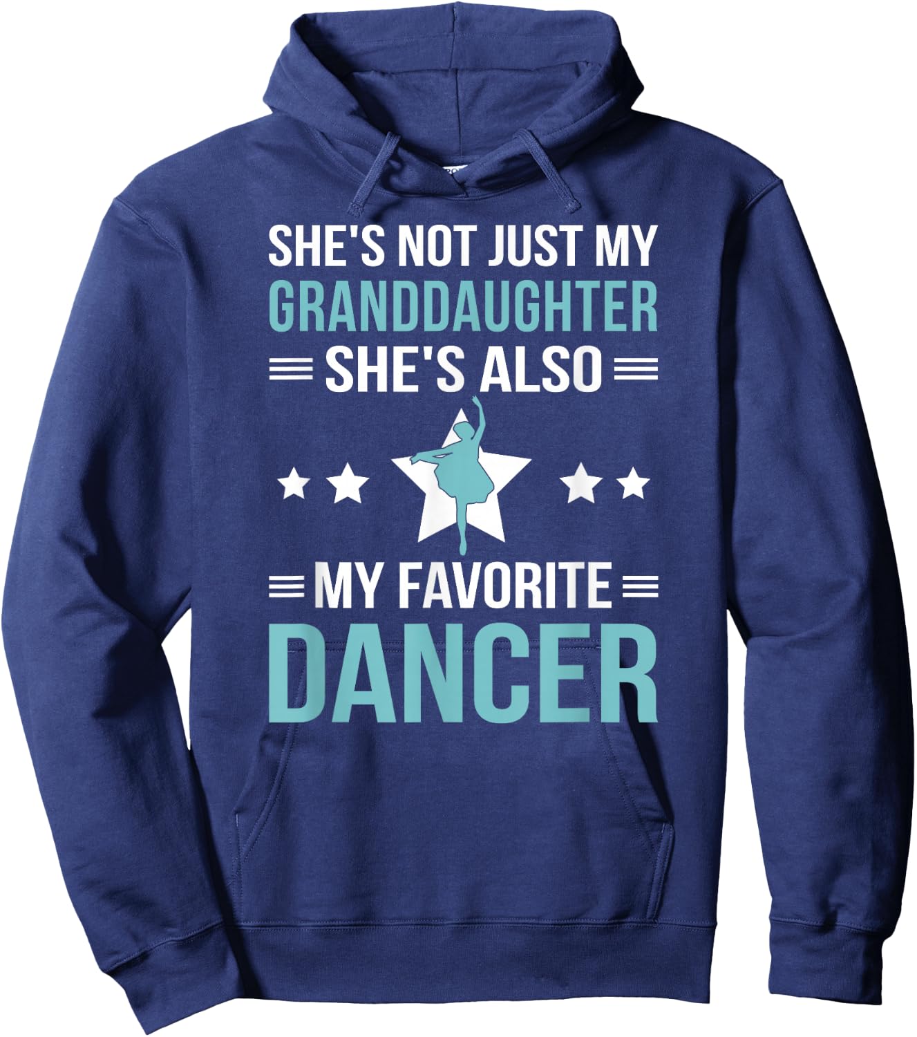 My Granddaughter Dance Grandpa Of A Dancer Grandfather Hoodie - Hoodie | Navy