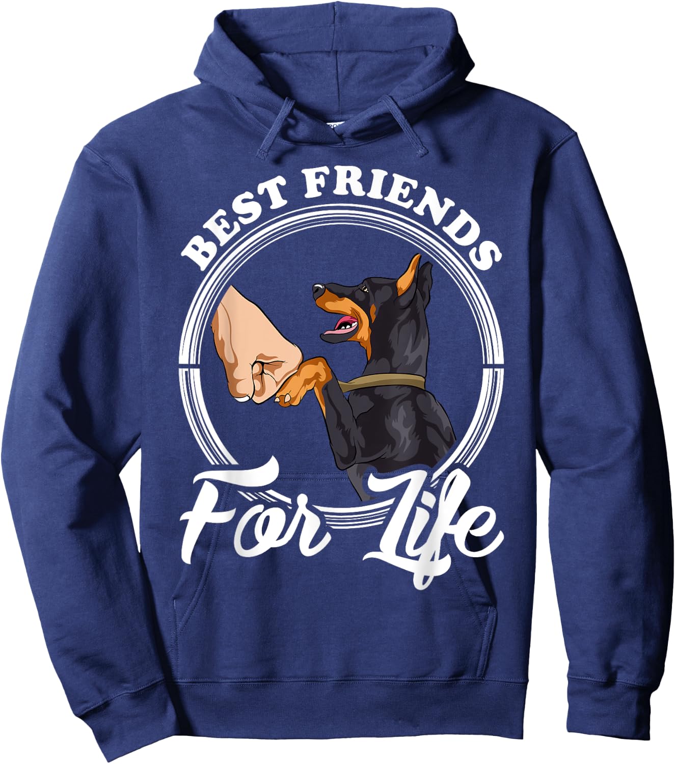 Doberman Pinscher Shirt Funny Doberman Lover Hoodie - Hoodie | Navy