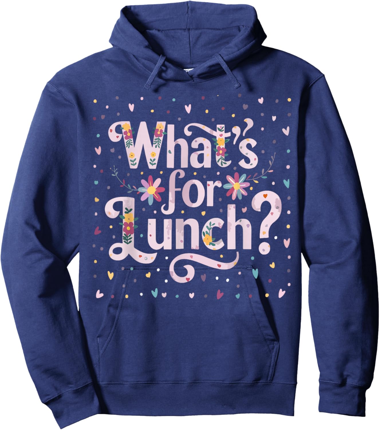 What's for Lunch Funny Cooking Lunch Lady Hoodie - Hoodie | Navy