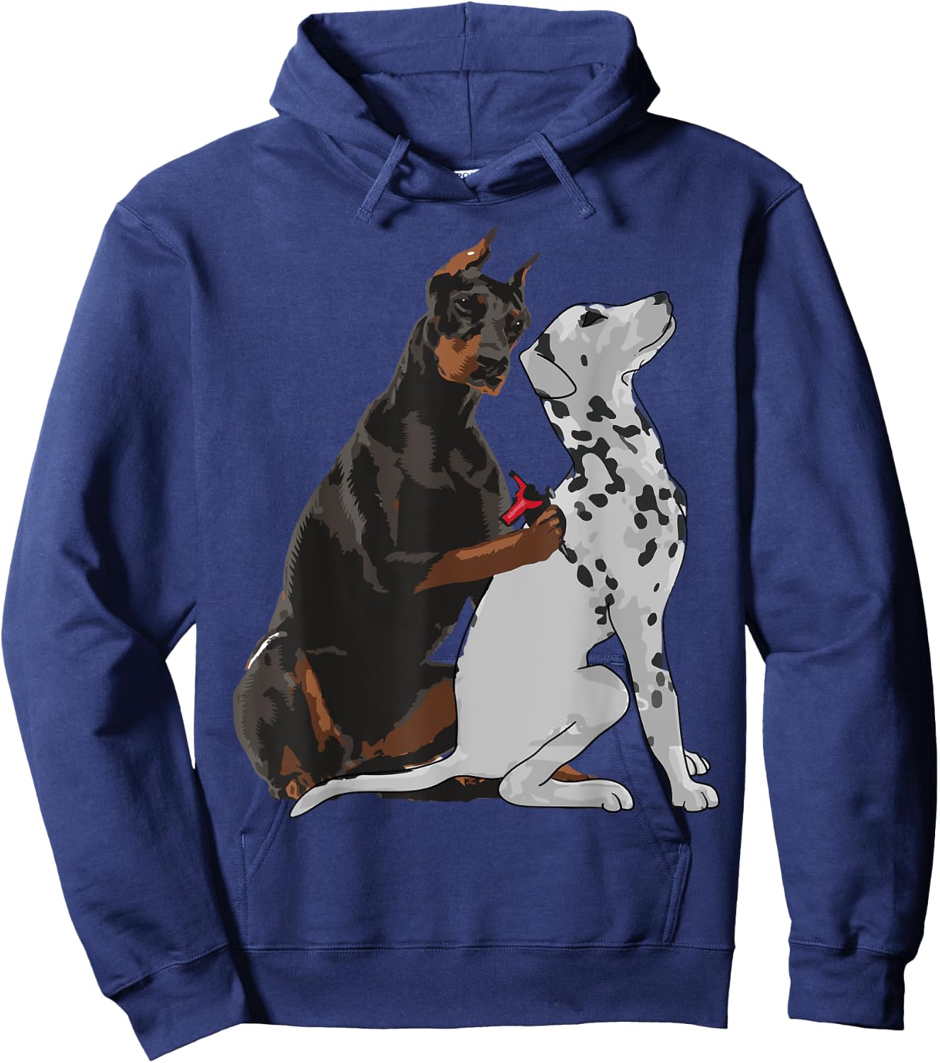 Cute Fashionable Doberman Tattooing Dalmatian Dog Gift Hoodie - Hoodie | Navy