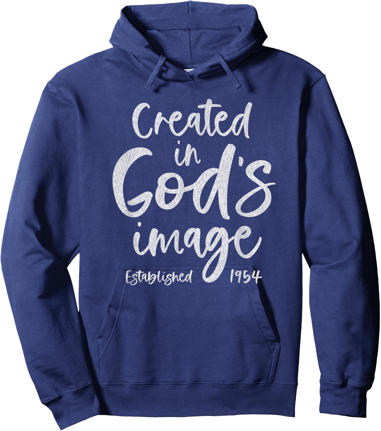 71 Year Old Christian Jesus and God 71st Birthday Hoodie - Hoodie | Navy